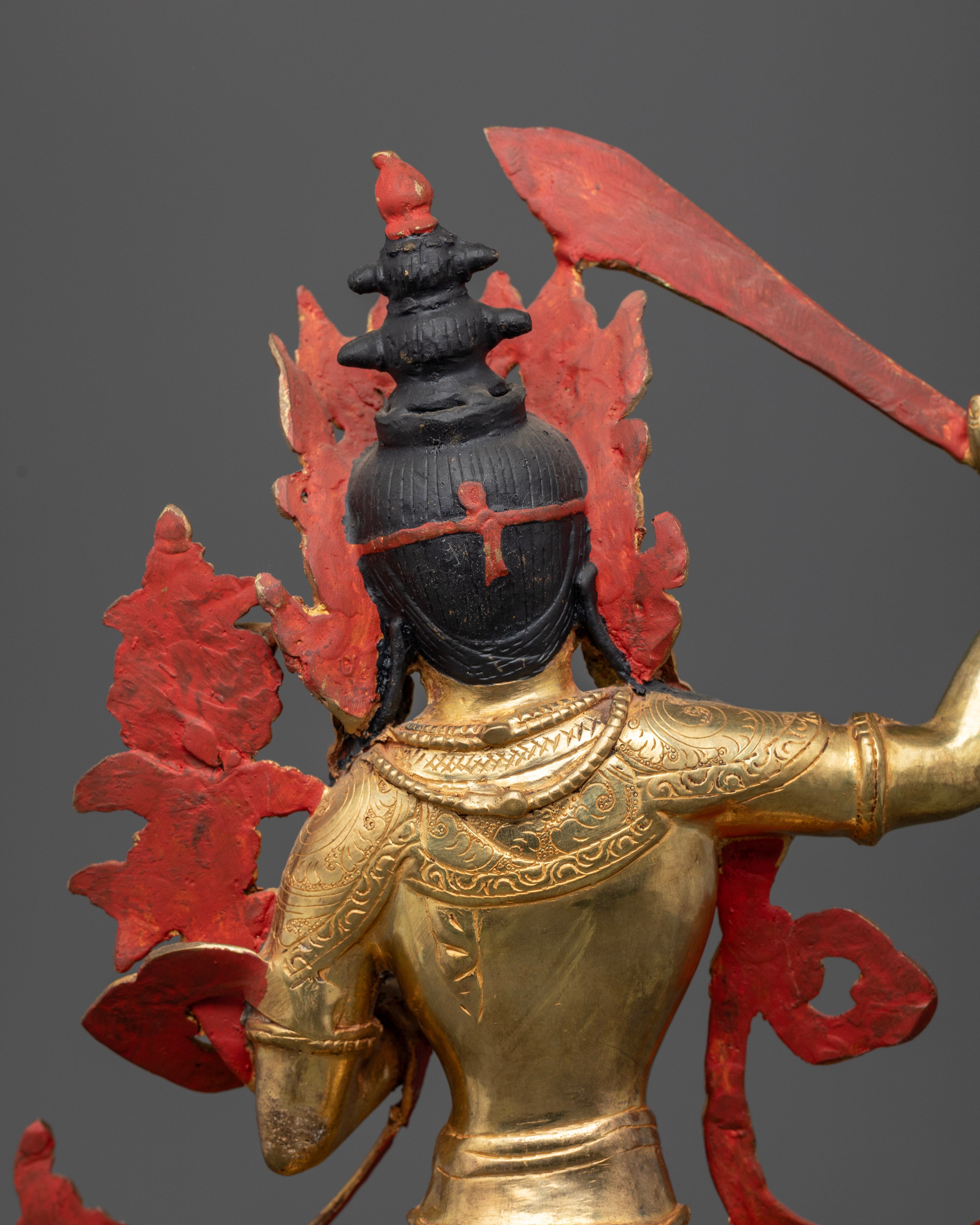 Manjushri Statue: Embodiment of Enlightened Wisdom