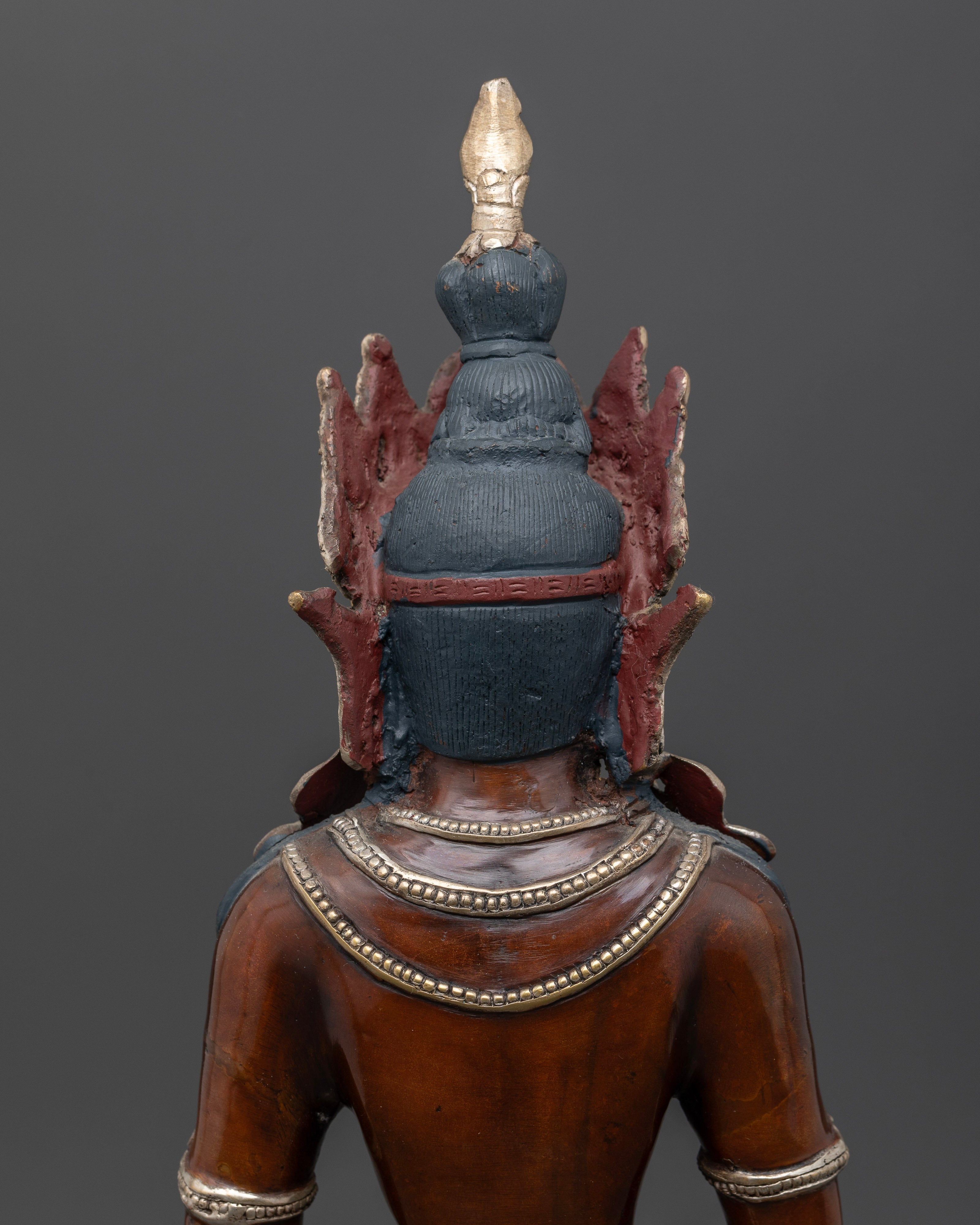 Eternal Essence: The Oxidized Copper Amitayus