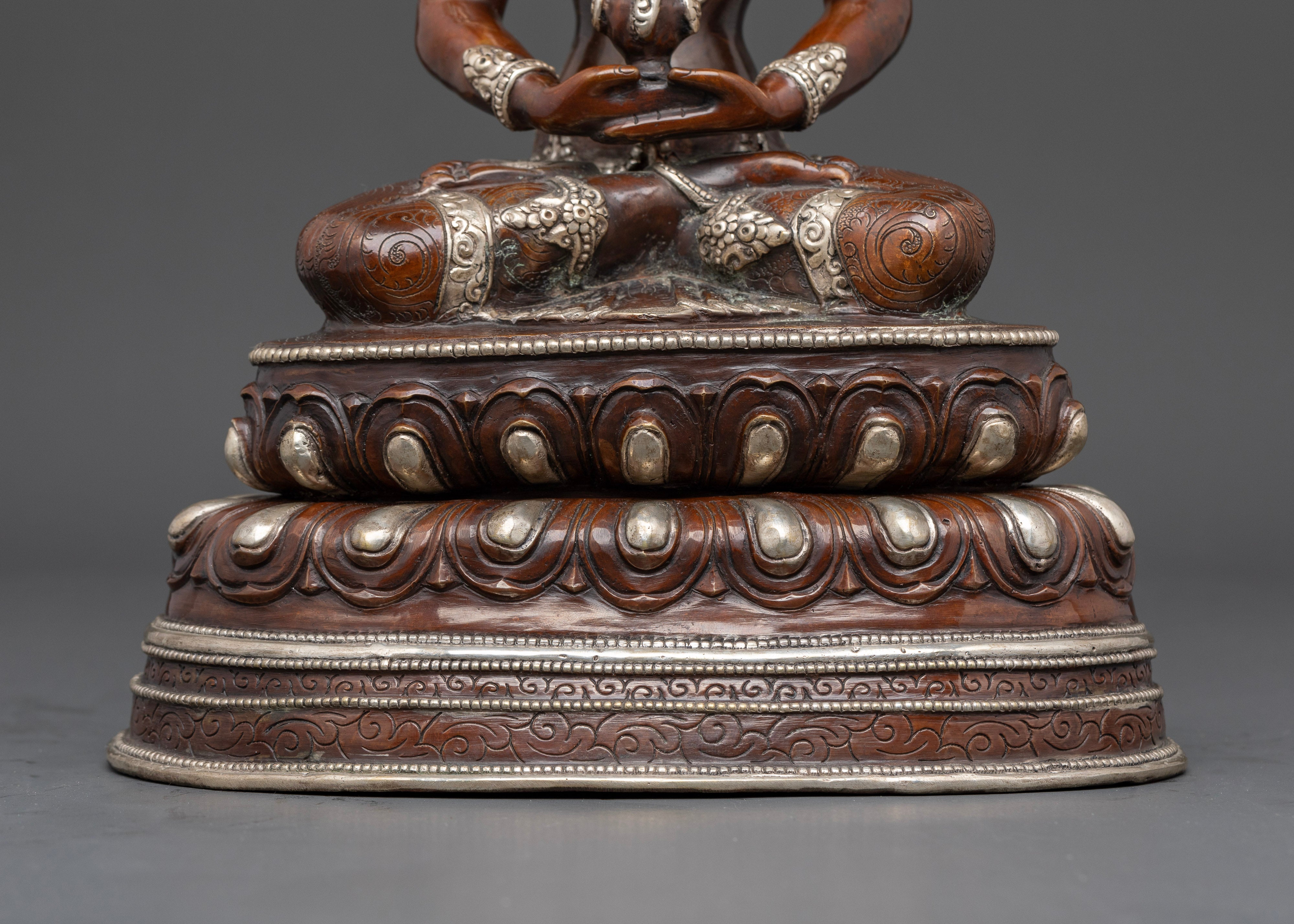 Eternal Essence: The Oxidized Copper Amitayus