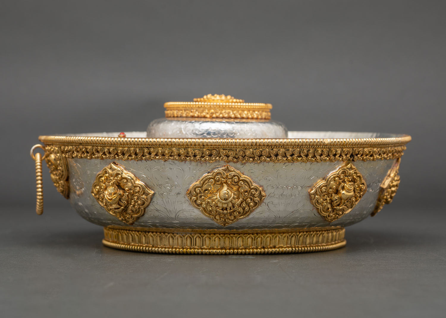 Torjang Plate Set | Tibetan Ritual Offering Plates