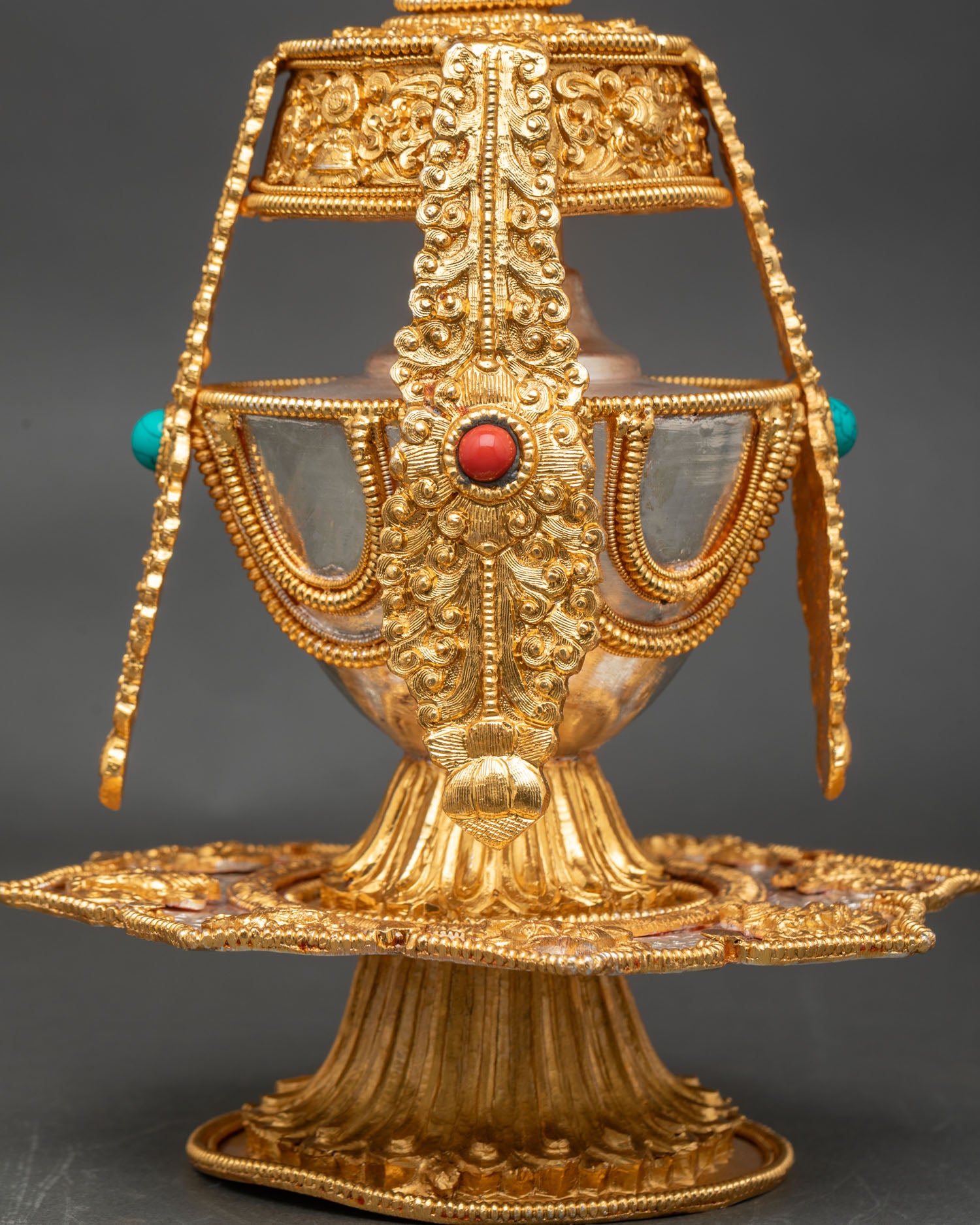 Che Bumba | Copper Gold Gilded Ritual Art from Nepal
