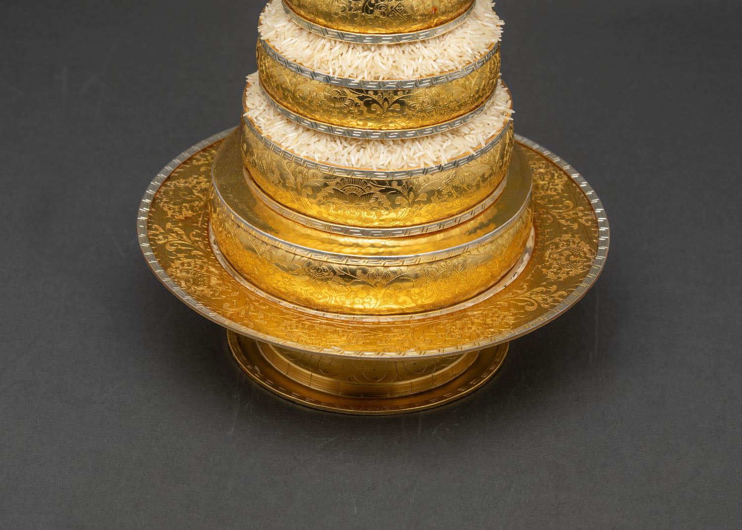 Tibetan Mandala Set | Copper Gold Gilded Ritual Art