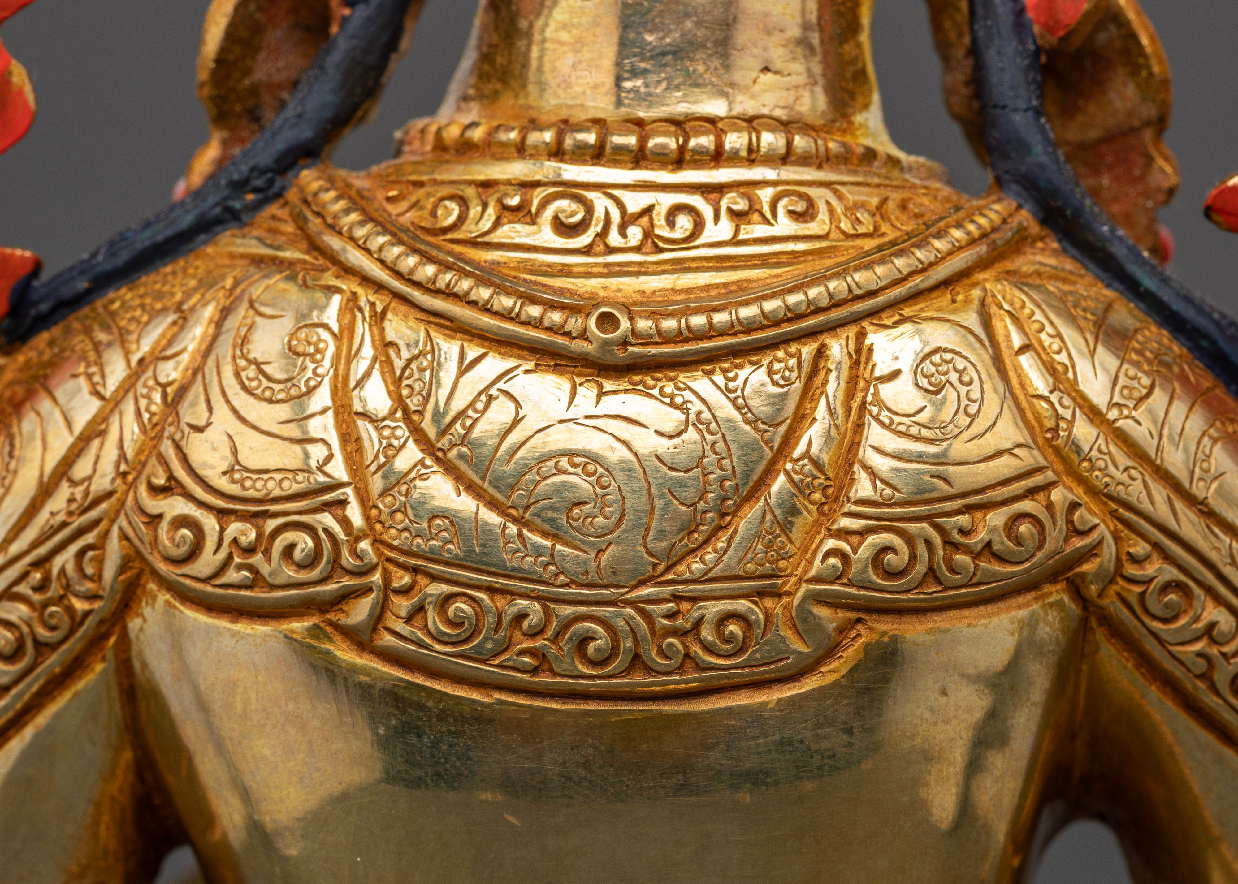 Golden Guardian: The Green Tara's Gilded Grace