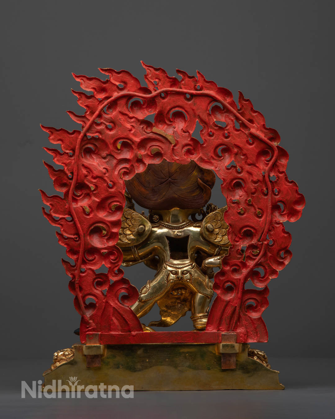 Vajrakilaya Statue | Sacred Hand-Carved Buddhist Sculpture