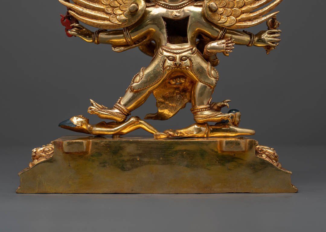 Vajrakilaya Statue | Sacred Hand-Carved Buddhist Sculpture