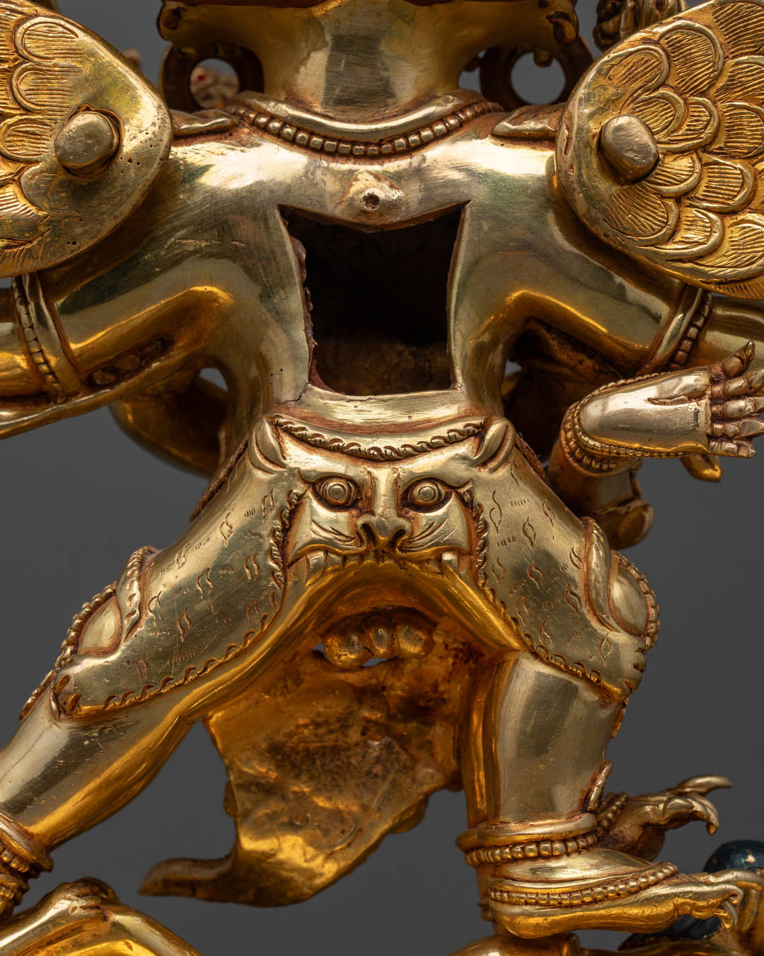 Vajrakilaya Statue | Sacred Hand-Carved Buddhist Sculpture