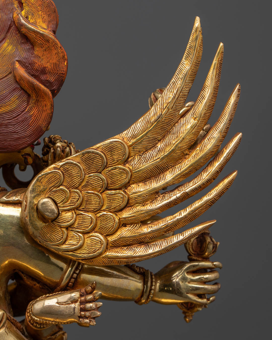 Vajrakilaya Statue | Sacred Hand-Carved Buddhist Sculpture