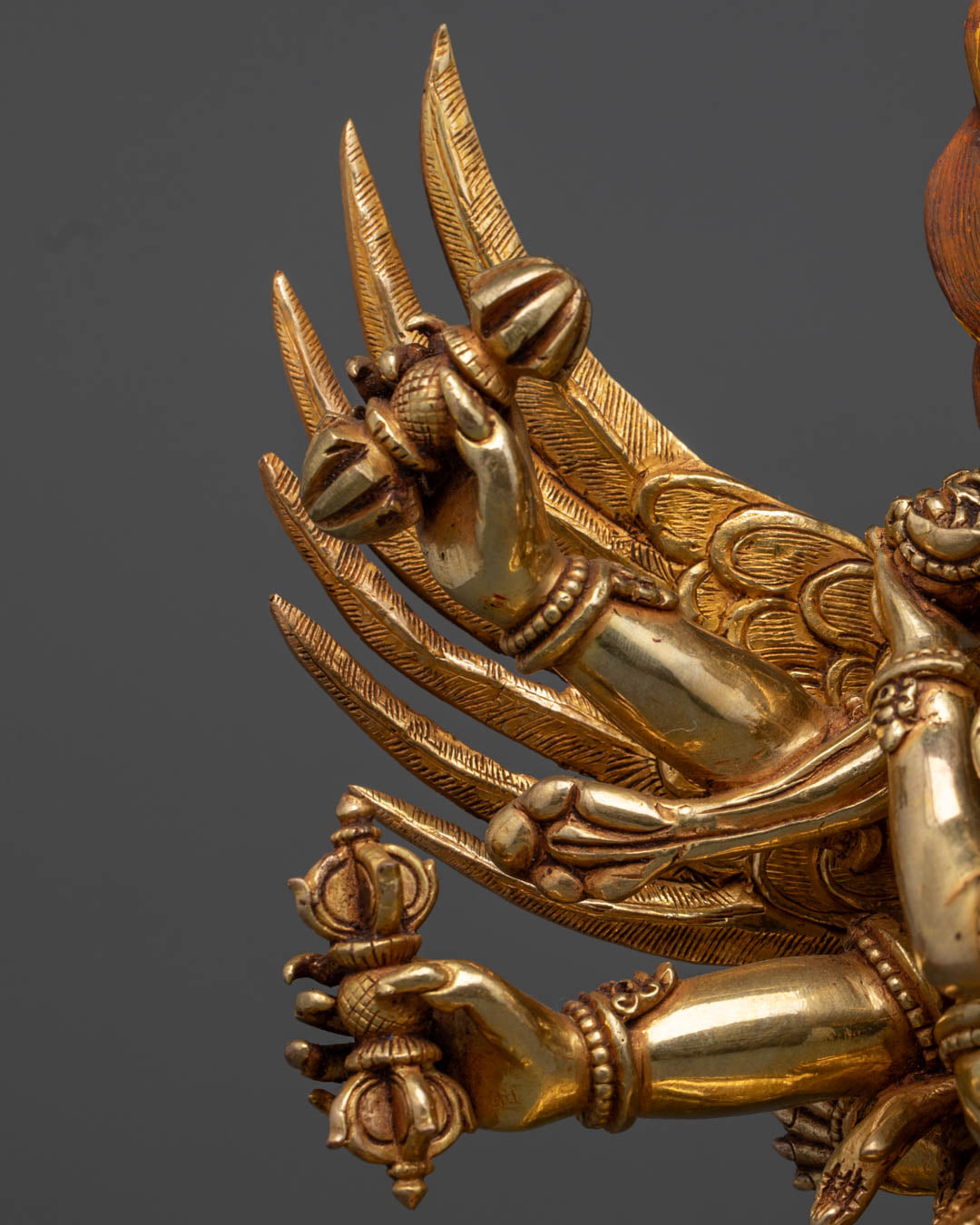 Vajrakilaya Statue | Sacred Hand-Carved Buddhist Sculpture