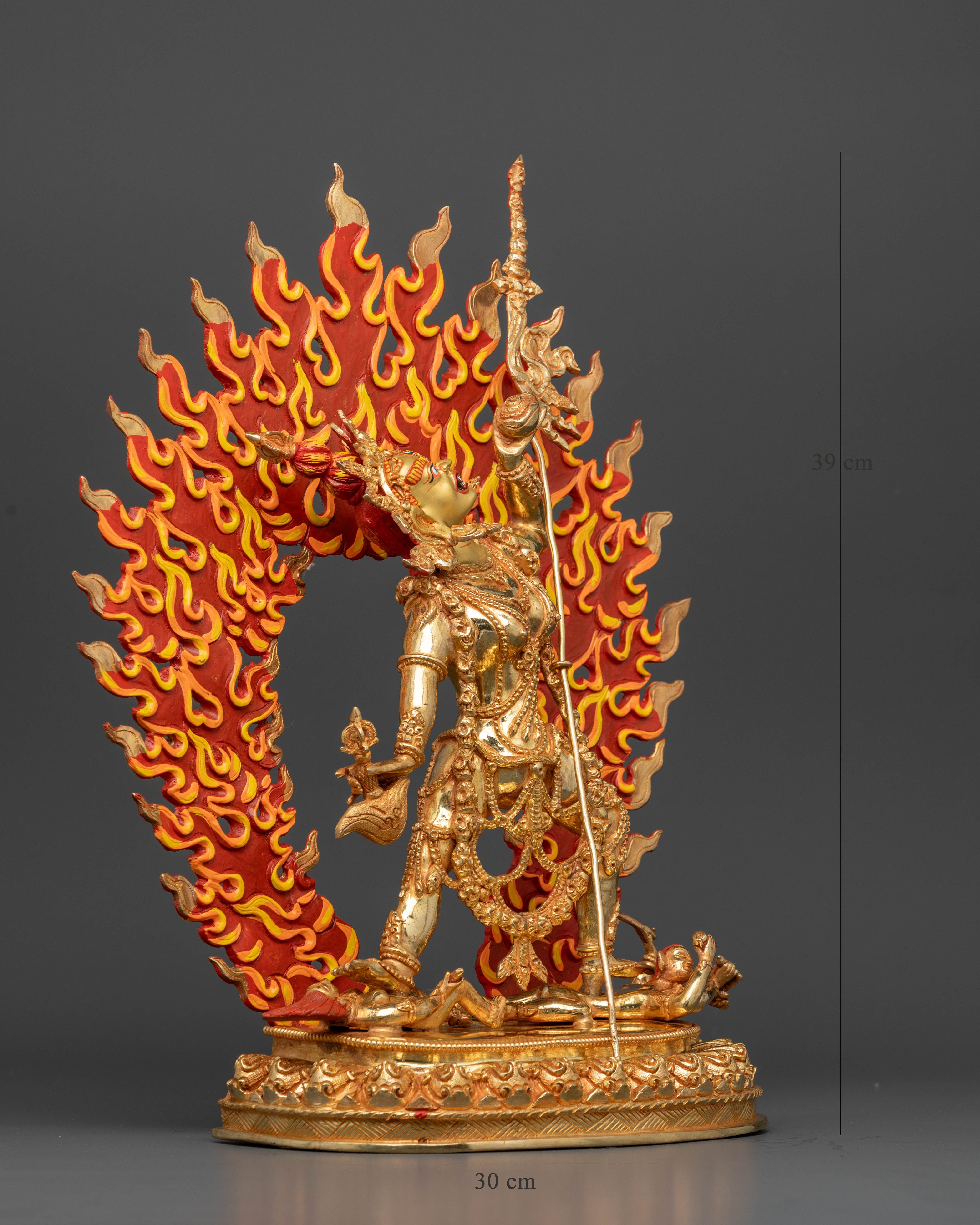 Gold Gilded Vajrayogini Statue for Buddhist Practice