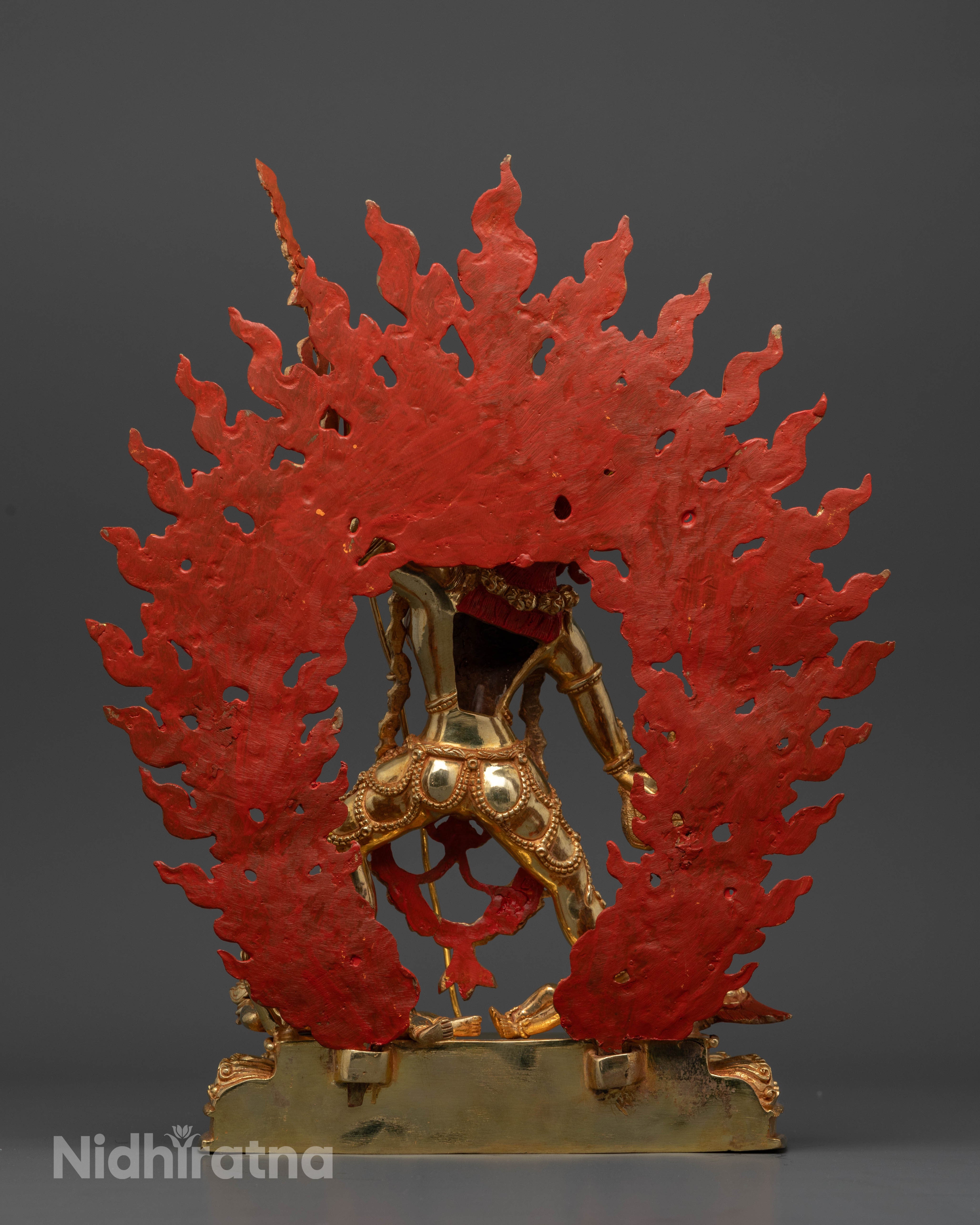 Gold Gilded Vajrayogini Statue for Buddhist Practice