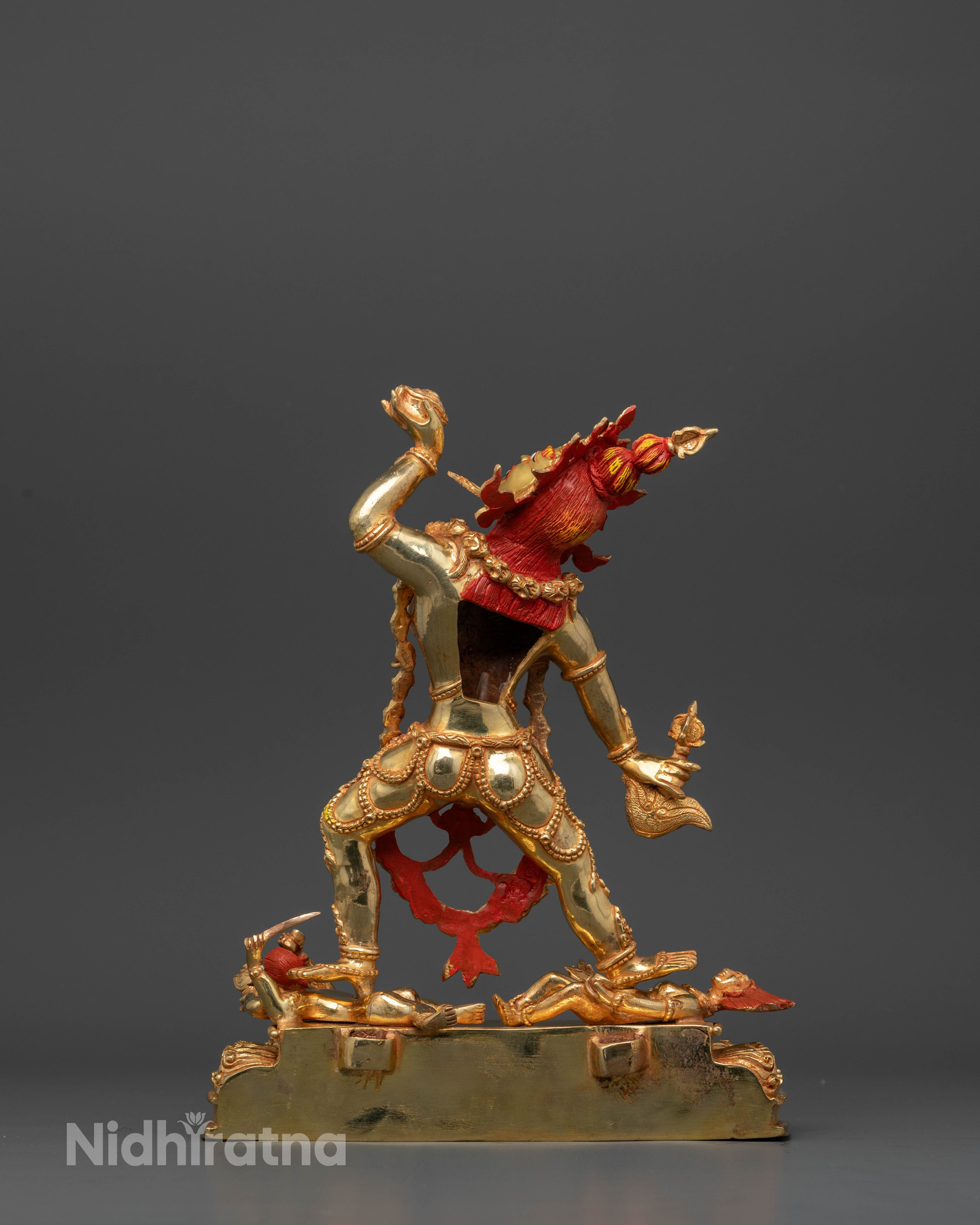 Gold Gilded Vajrayogini Statue for Buddhist Practice