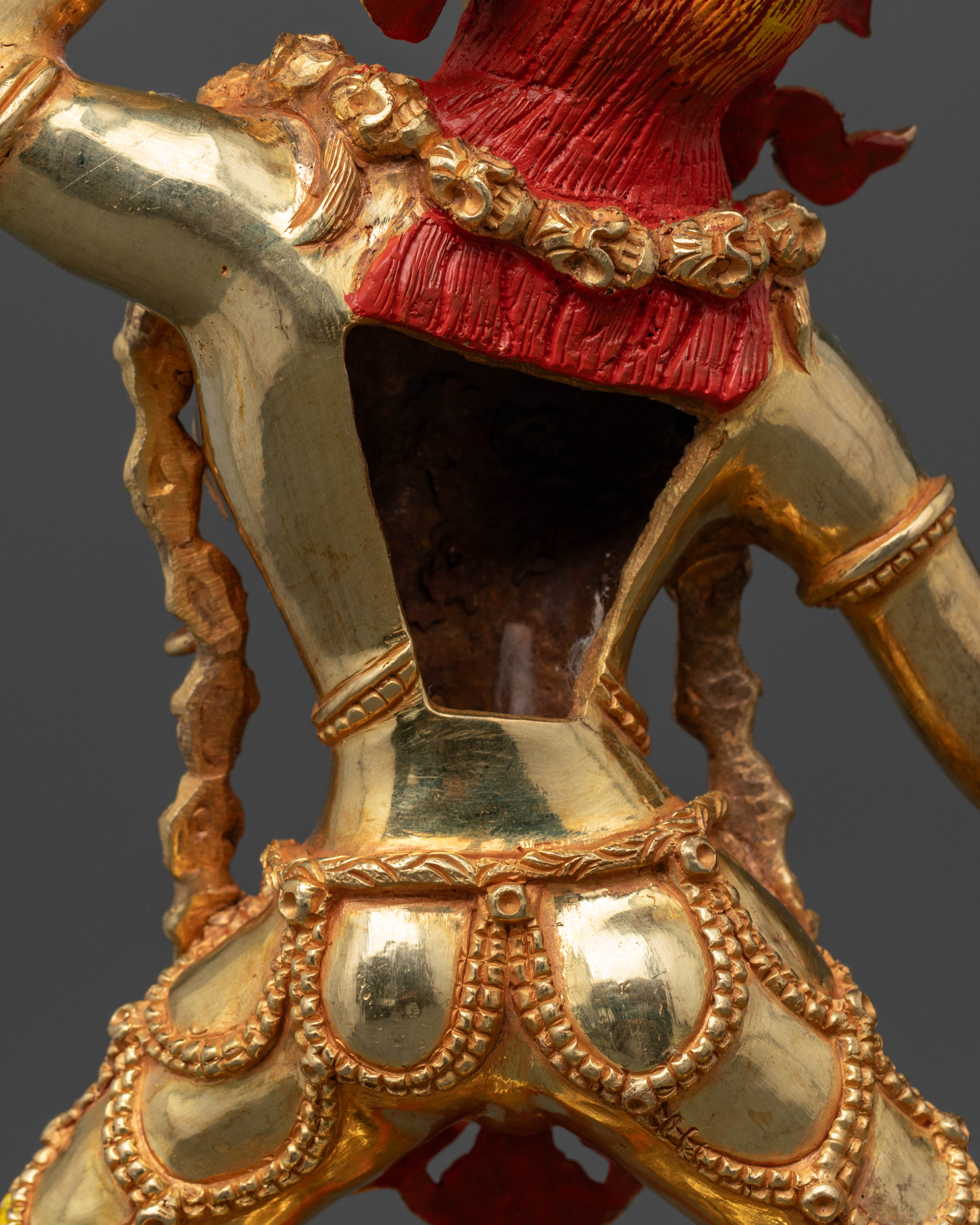 Gold Gilded Vajrayogini Statue for Buddhist Practice