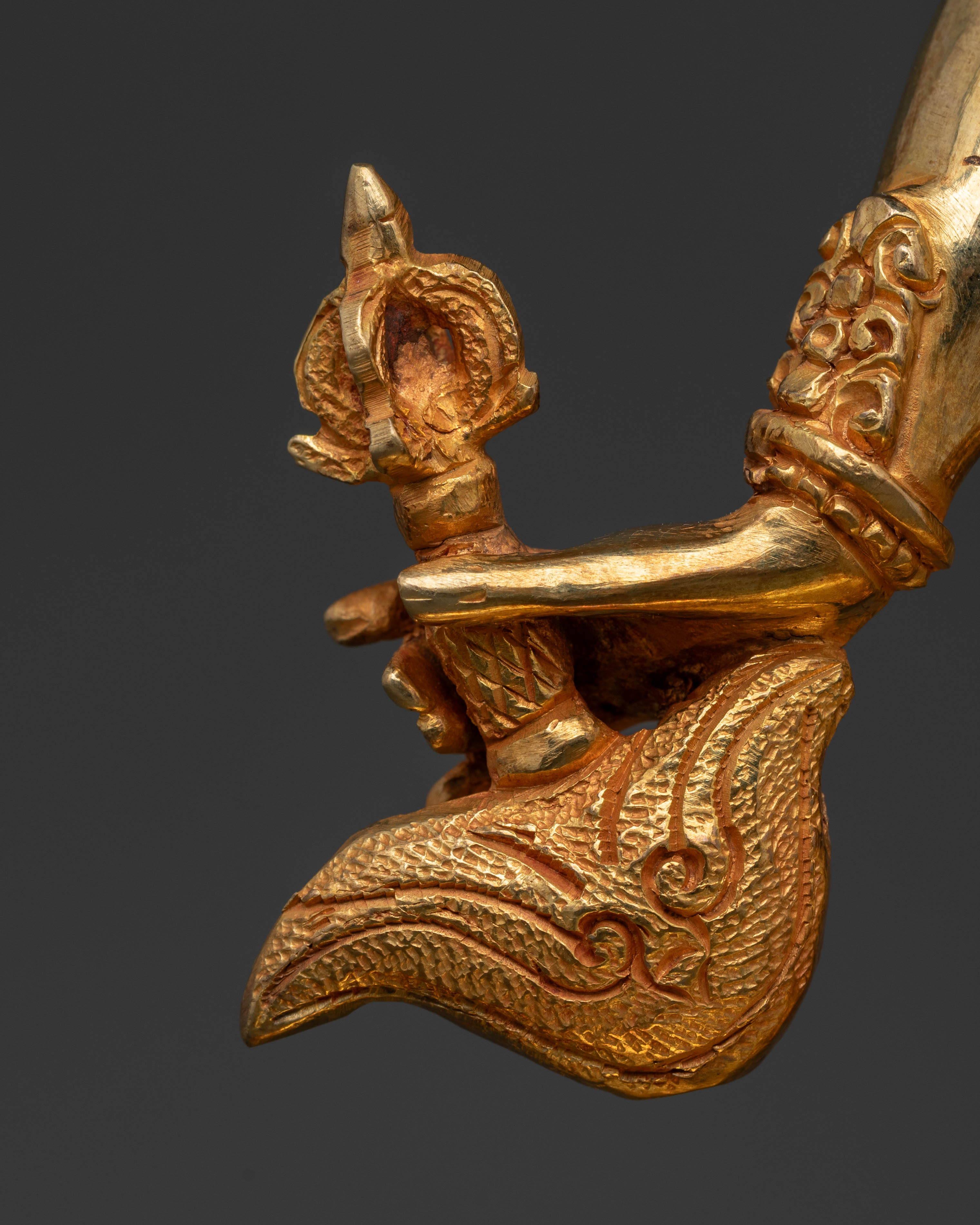 Gold Gilded Vajrayogini Statue for Buddhist Practice