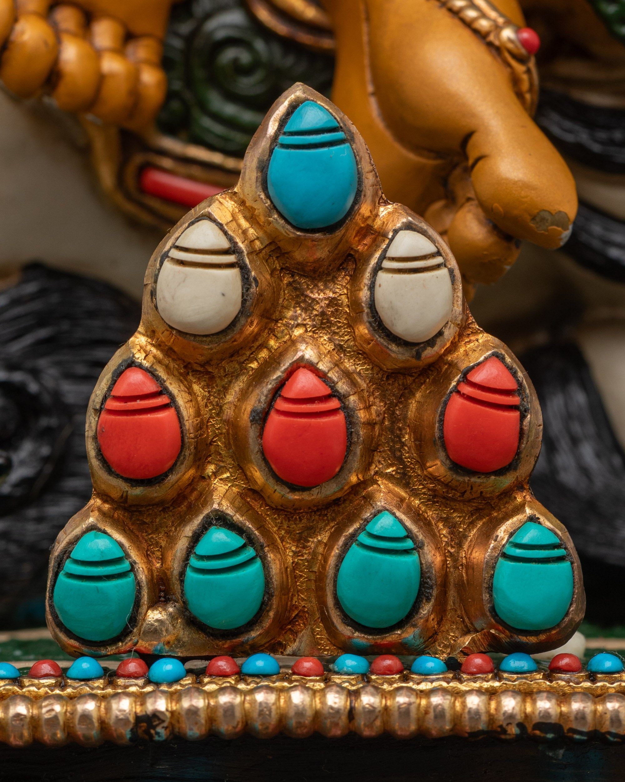 Handpainted Namtoshe Statue | Buddhist Spiritual Artwork