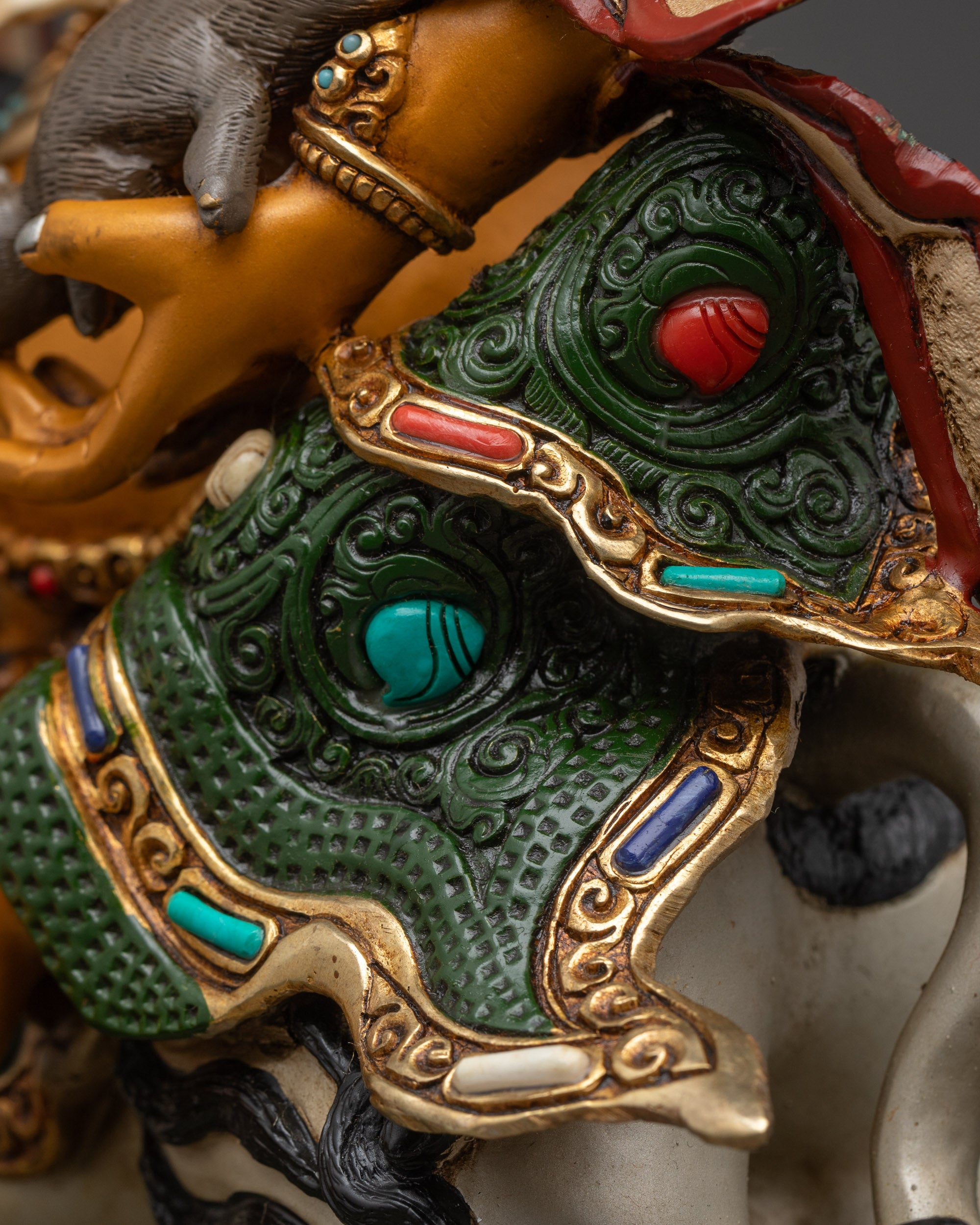 Handpainted Namtoshe Statue | Buddhist Spiritual Artwork