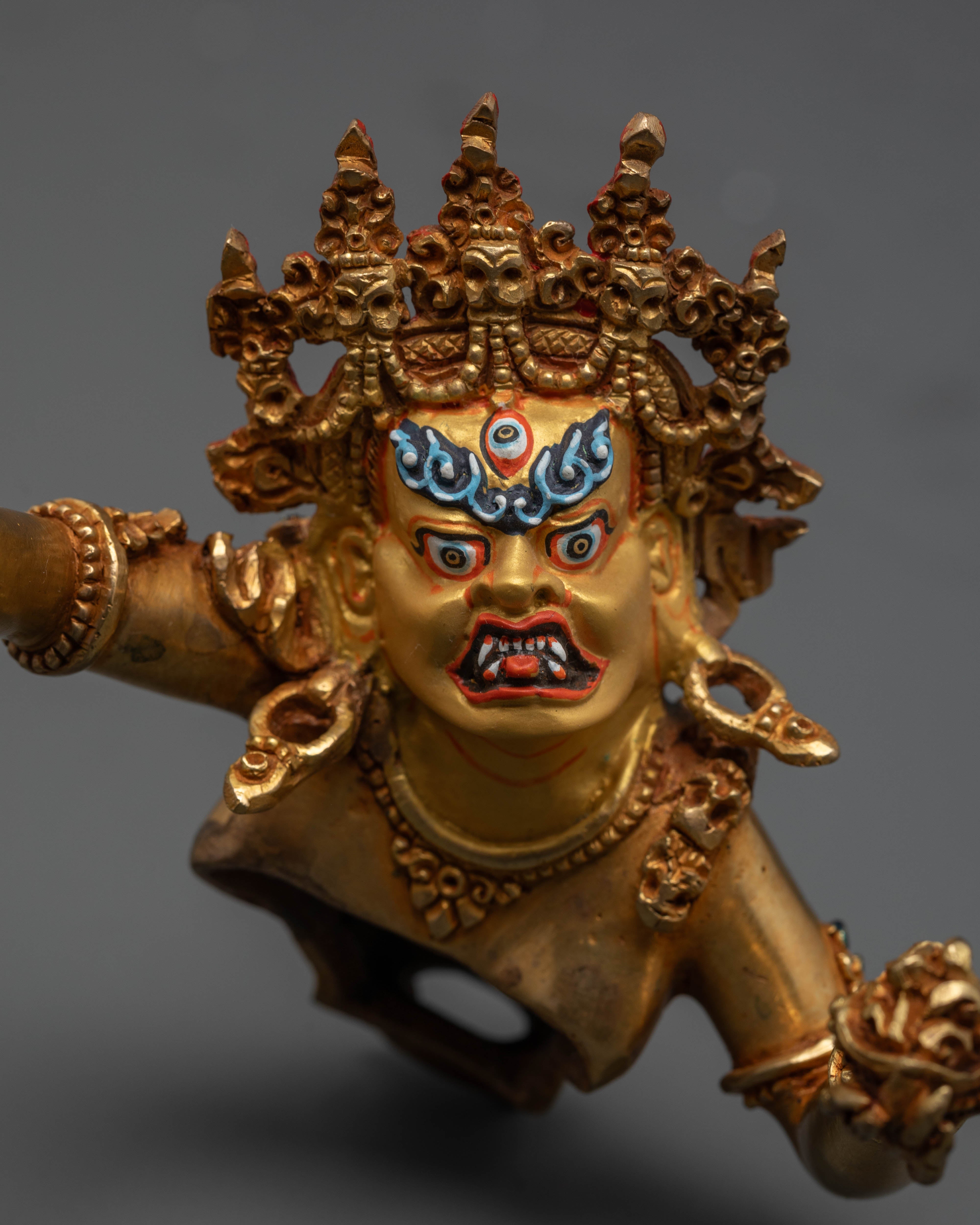 Handmade Hevajra Statue: Ideal for Devotional Spaces