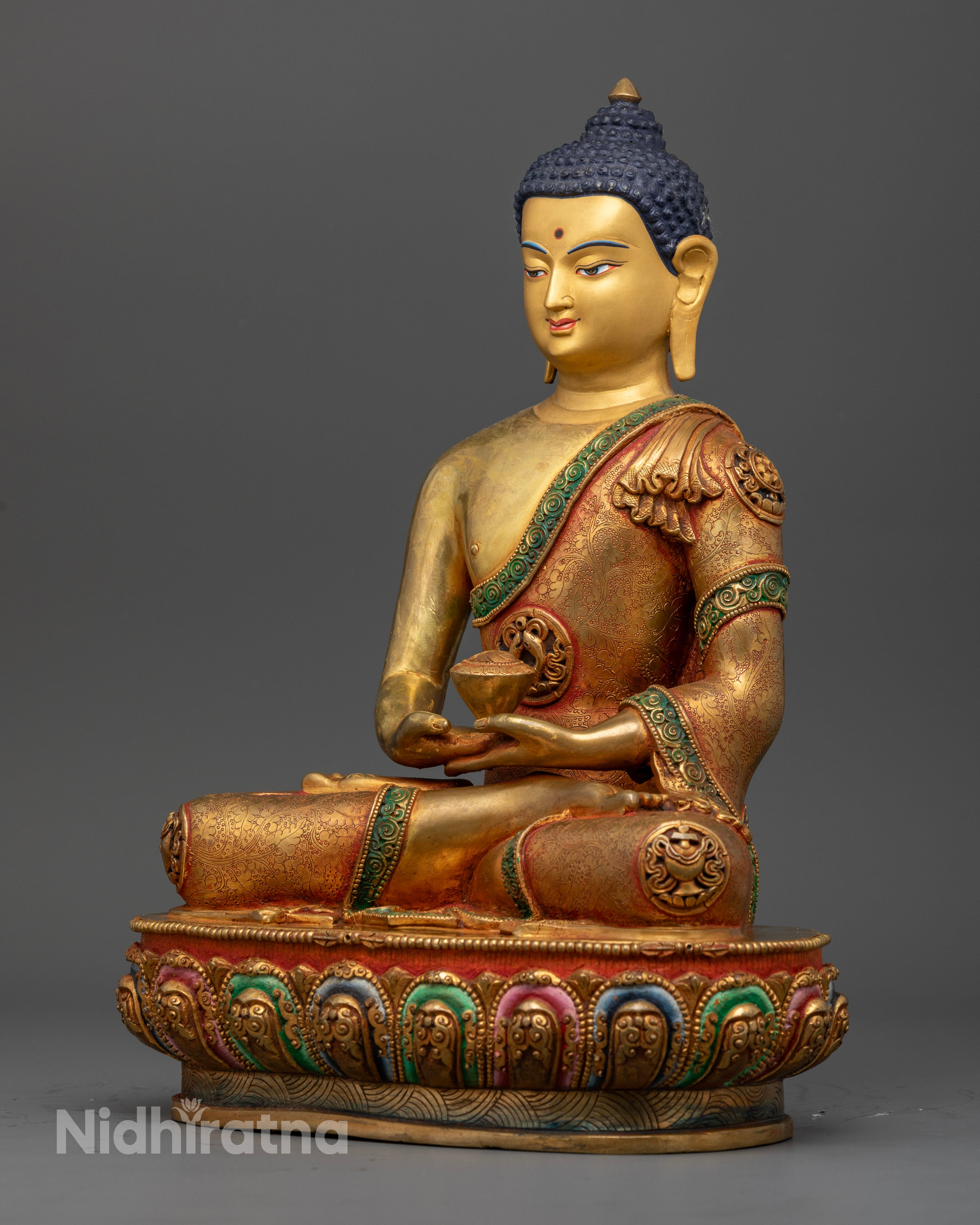 Decorative Amitabha Buddha Statue for Spiritual Spaces