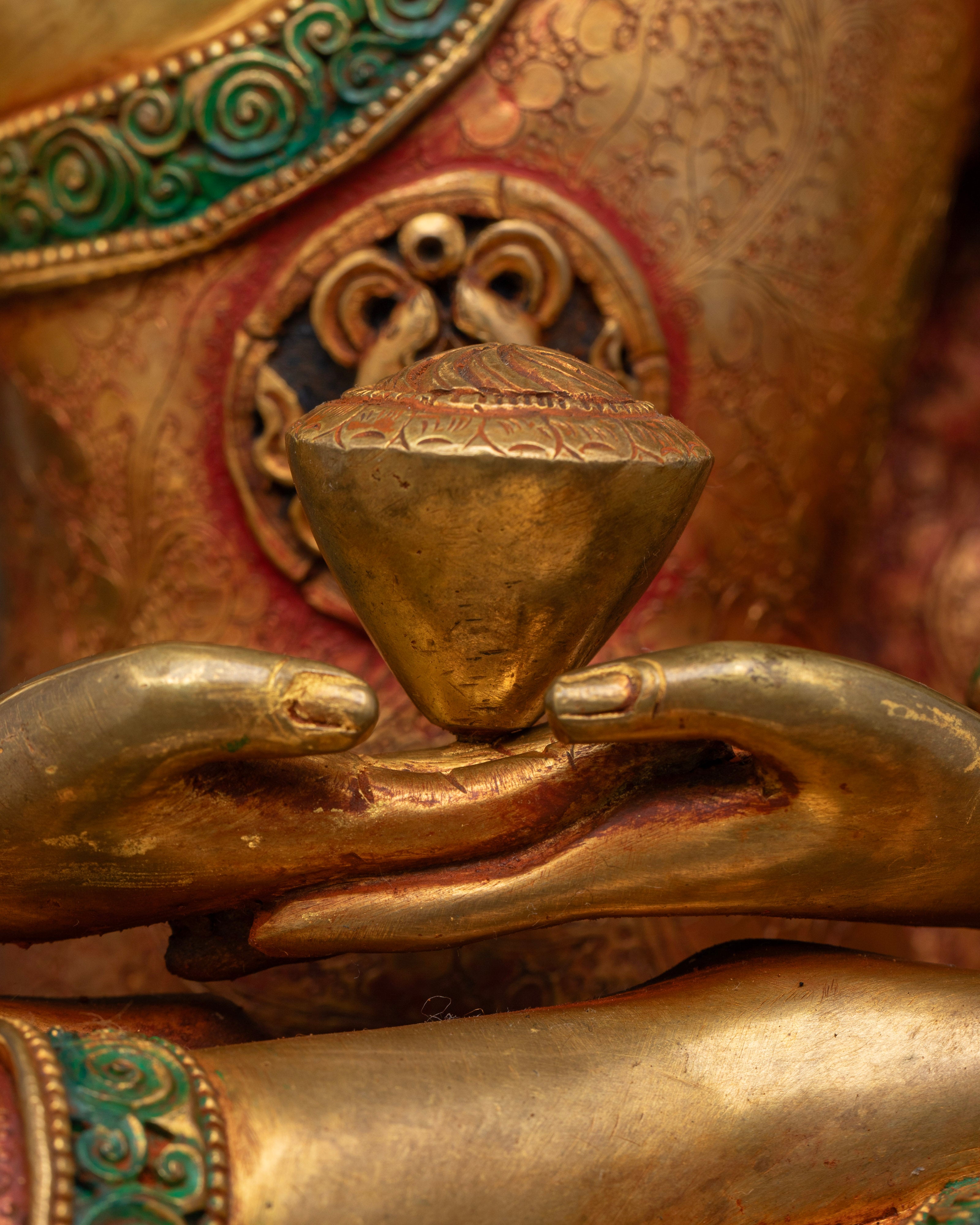 Decorative Amitabha Buddha Statue for Spiritual Spaces