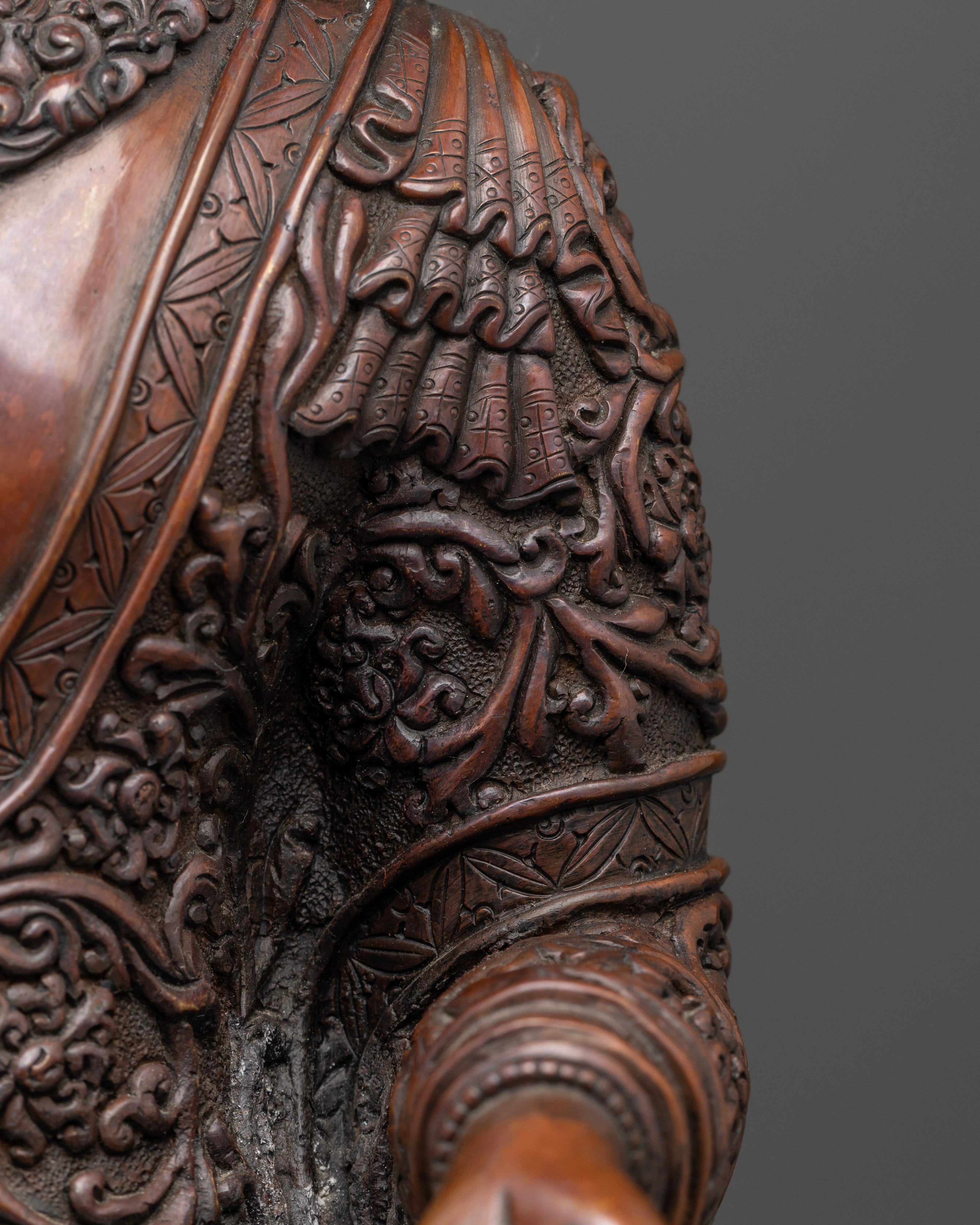 Oxidized Dipankar Buddha Statue: Timeless Antique Design