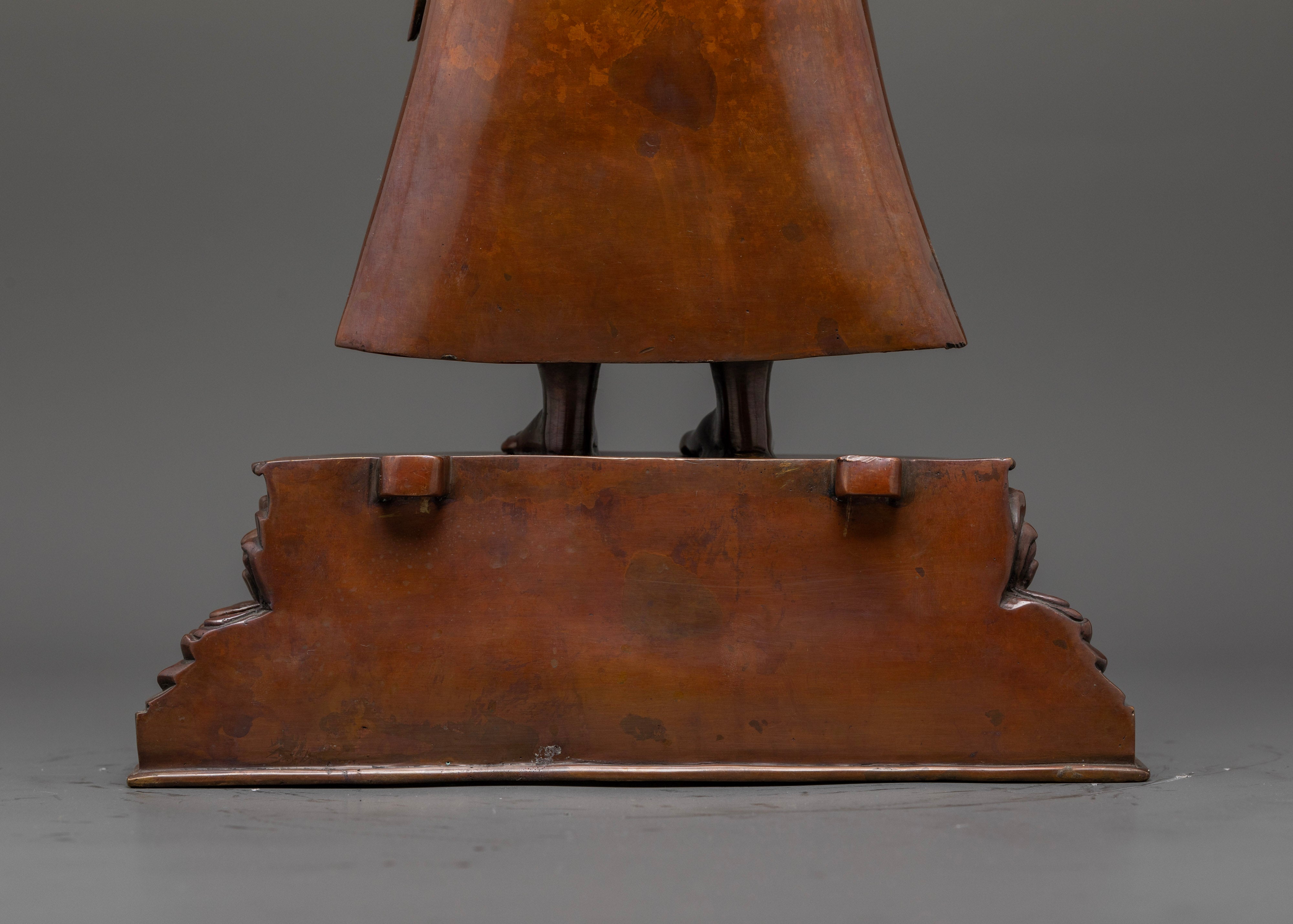 Oxidized Dipankar Buddha Statue: Timeless Antique Design