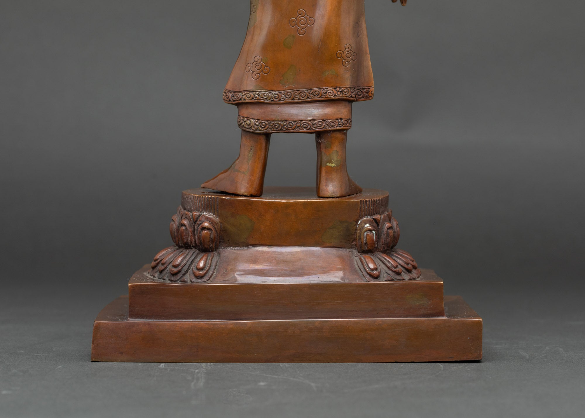 Standing Maitreya Buddha Sculpture | Handcrafted Spiritual Decor