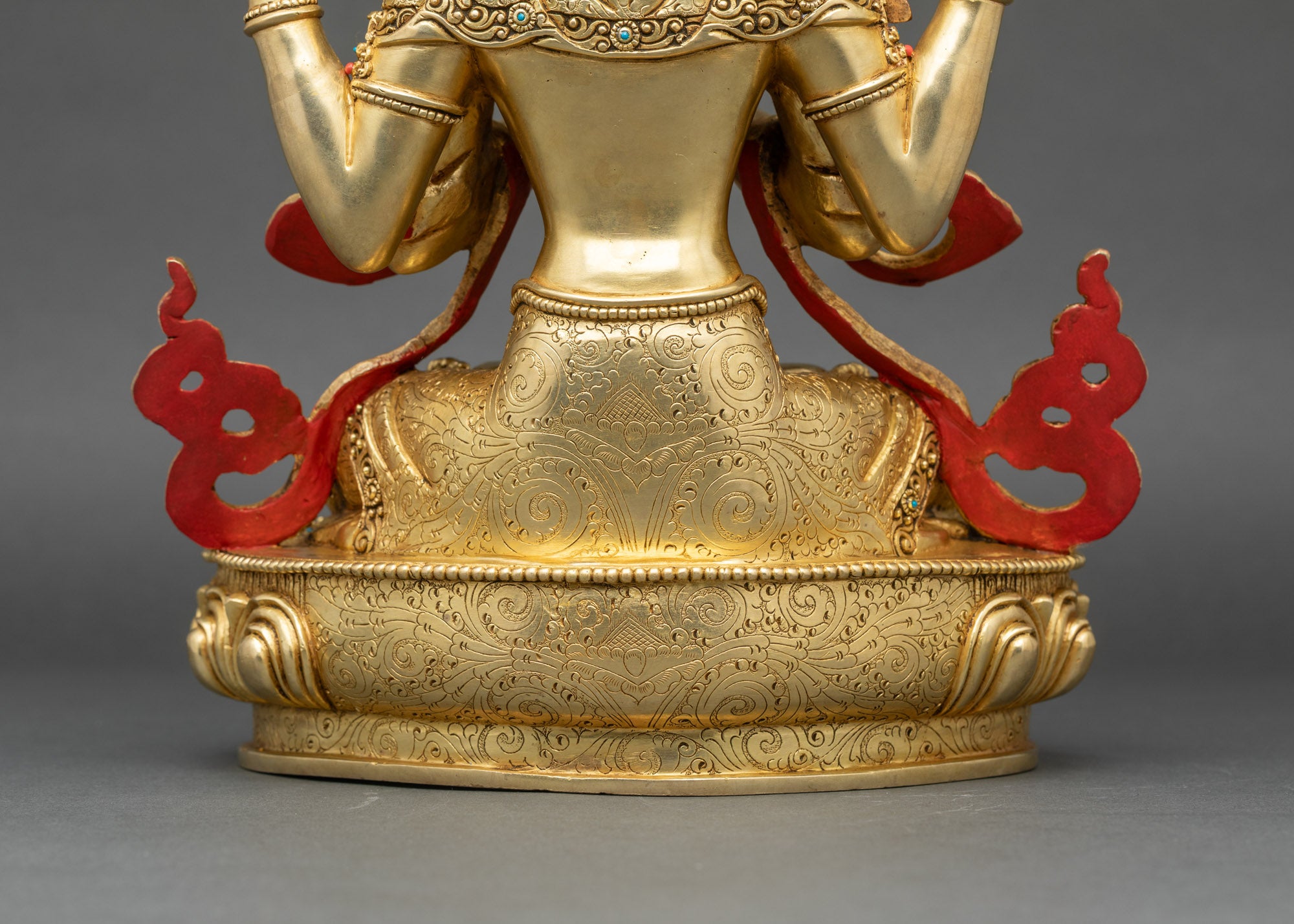 Chenrezig Meditation Statue | Four-Armed Bodhisattva of Compassion