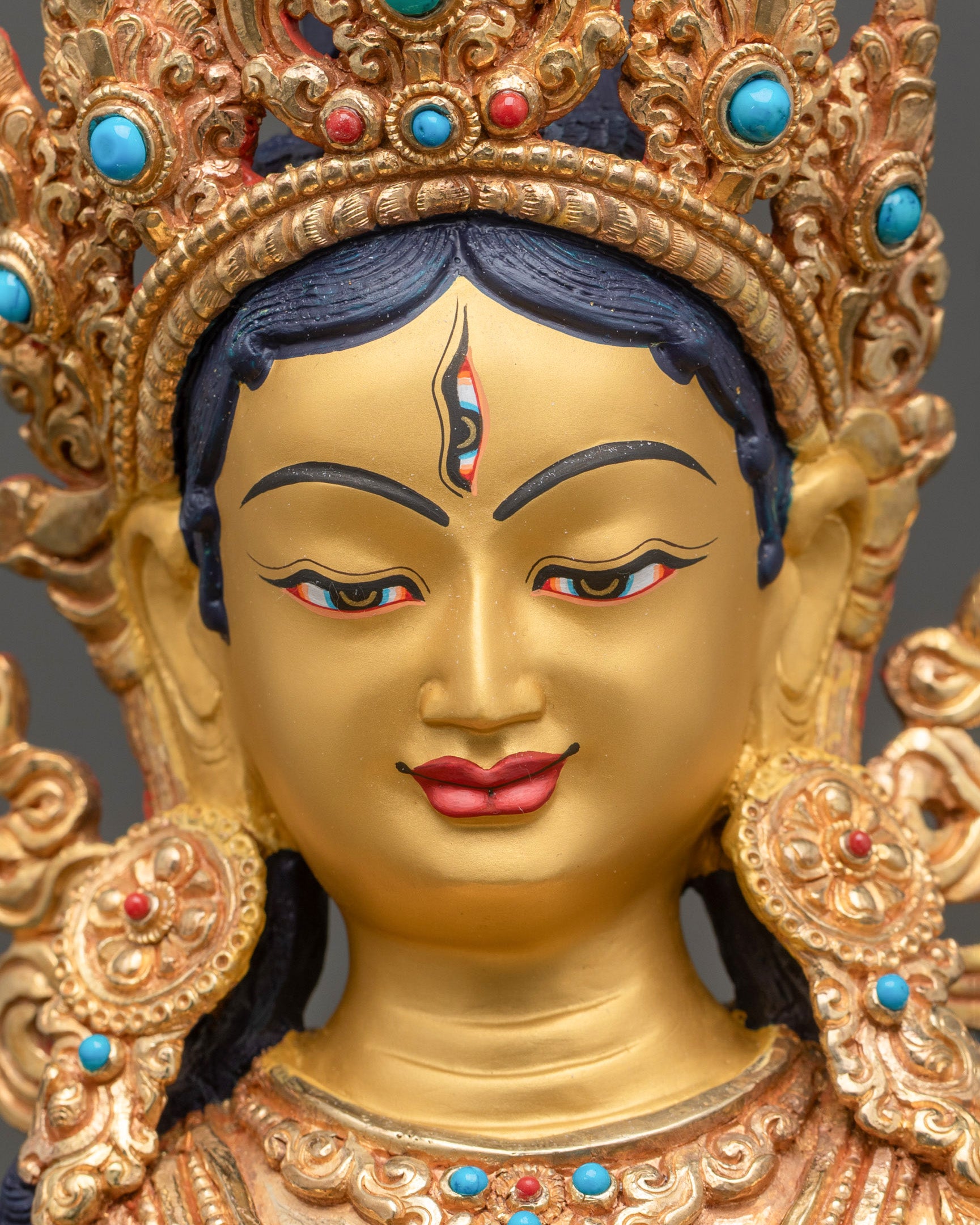 Awaken Blessings with Dukar Statue | Traditional Buddhist Sculpture