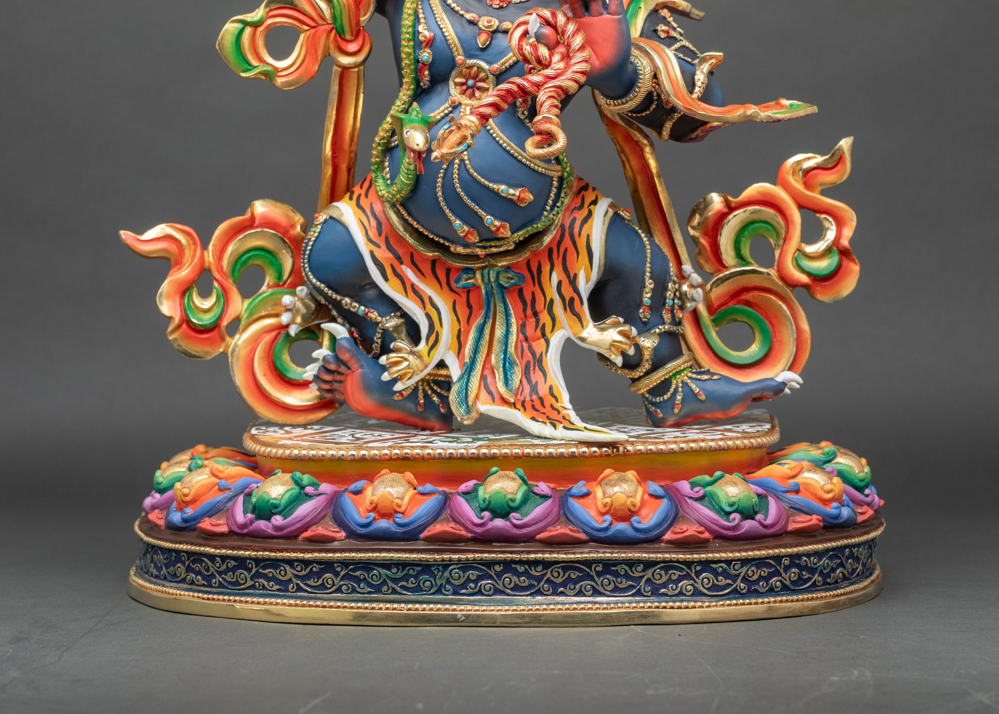 Wrathful Vajrapani – Spiritual Power & Protection Sculpture