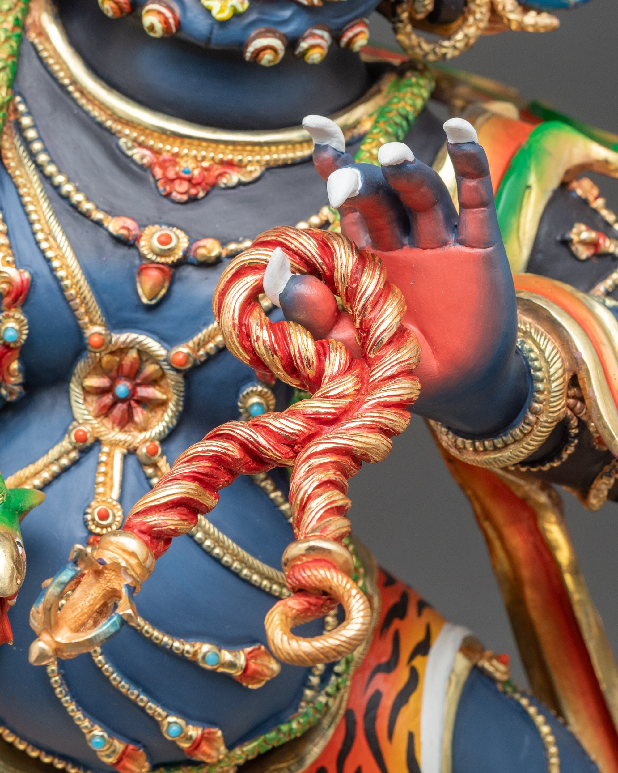 Wrathful Vajrapani – Spiritual Power & Protection Sculpture