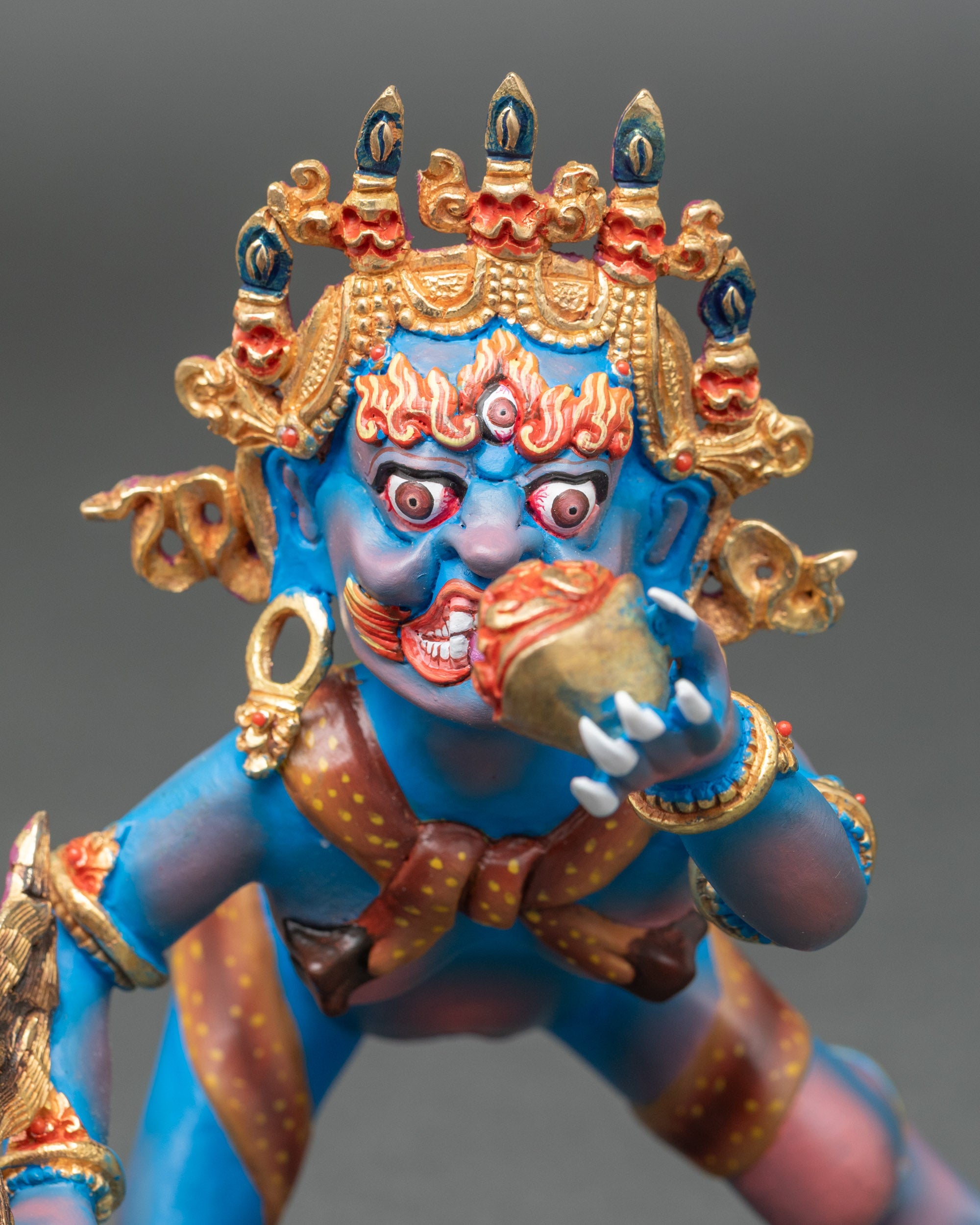 Wrathful Yamantaka Vajrabhairava Statue | God of Death