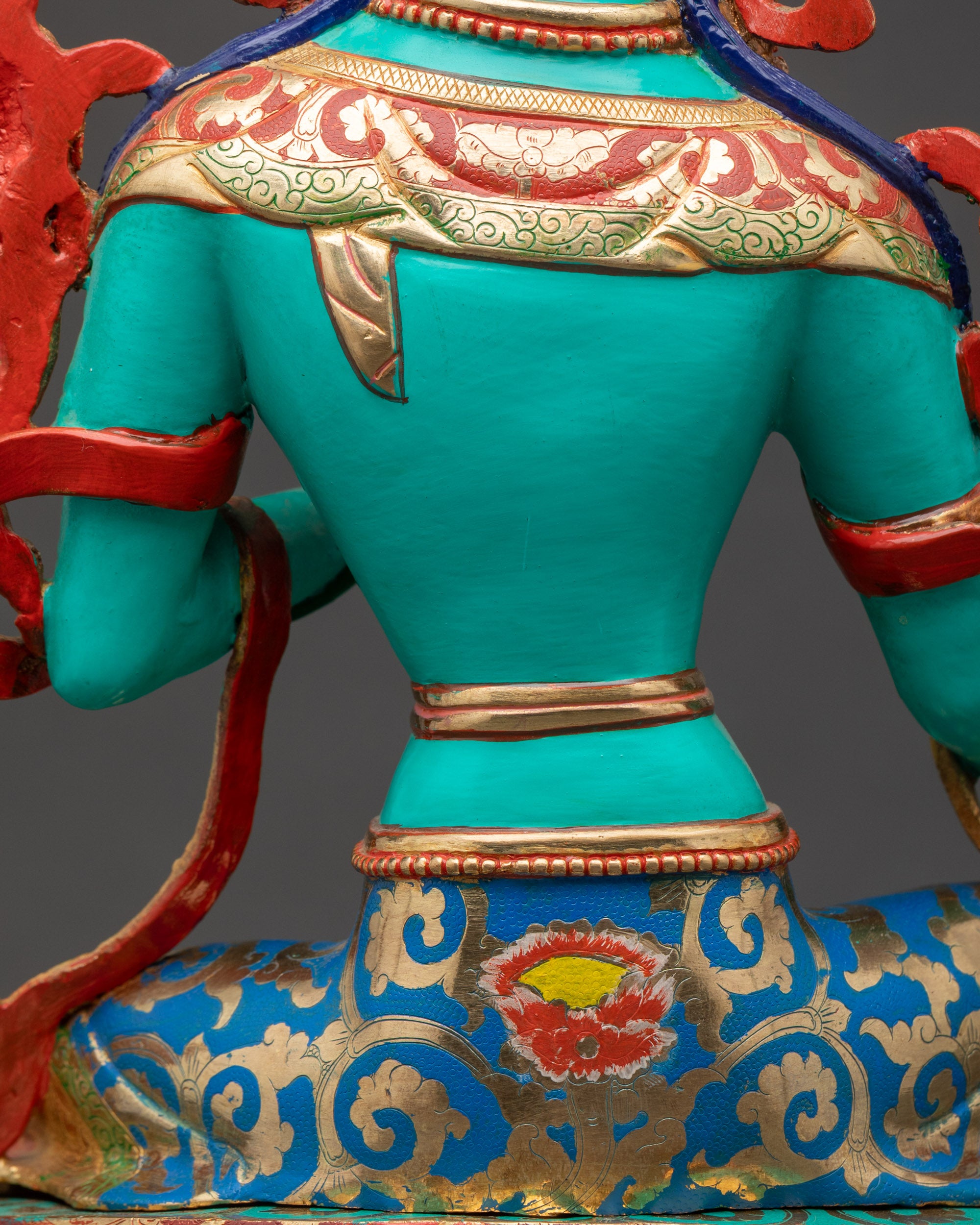Handcrafted Green Tara Statue – Goddess of Compassion and Protection