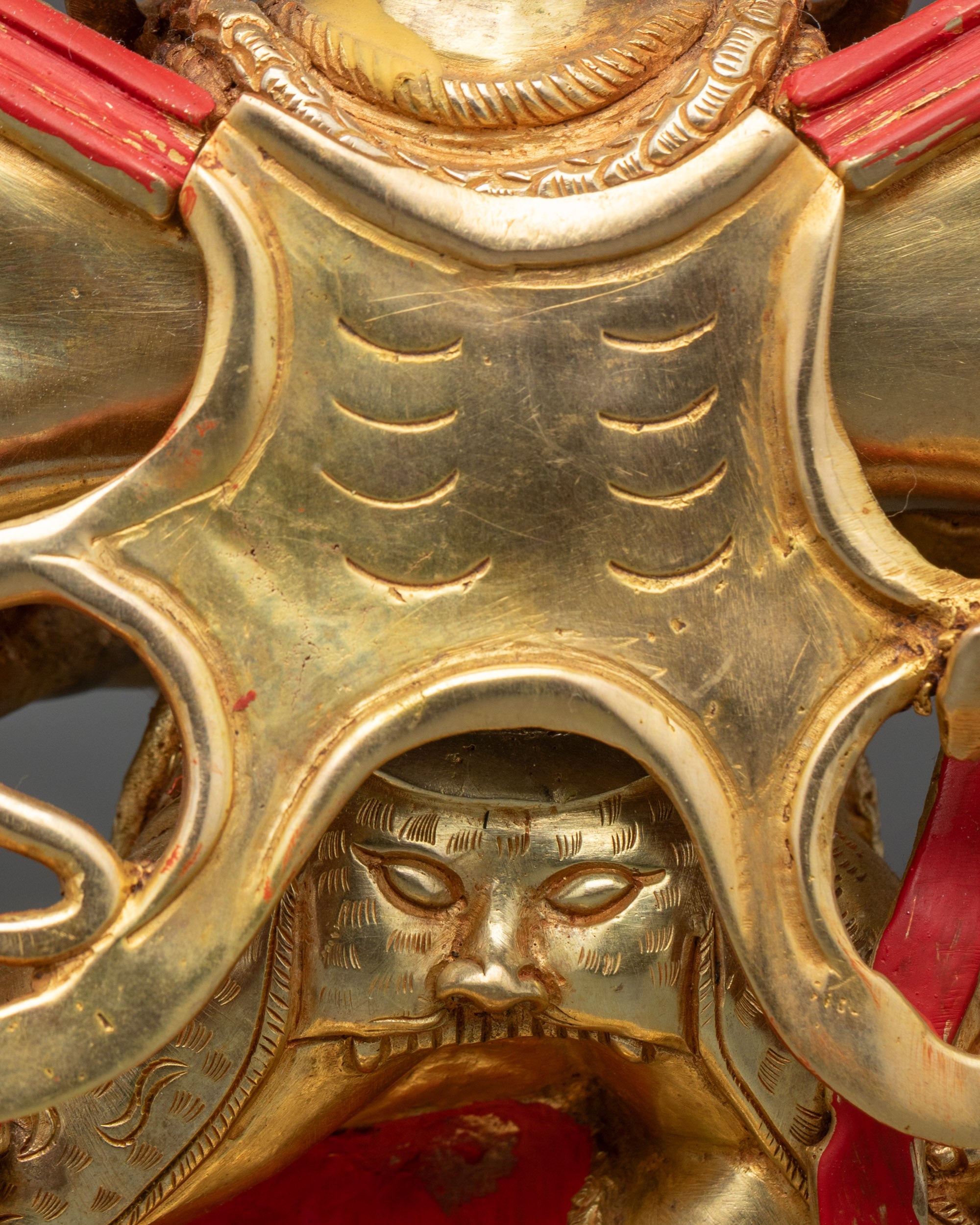 Shadbhuja Mahakala Statue | Handicrafted Nepalese Sculptures