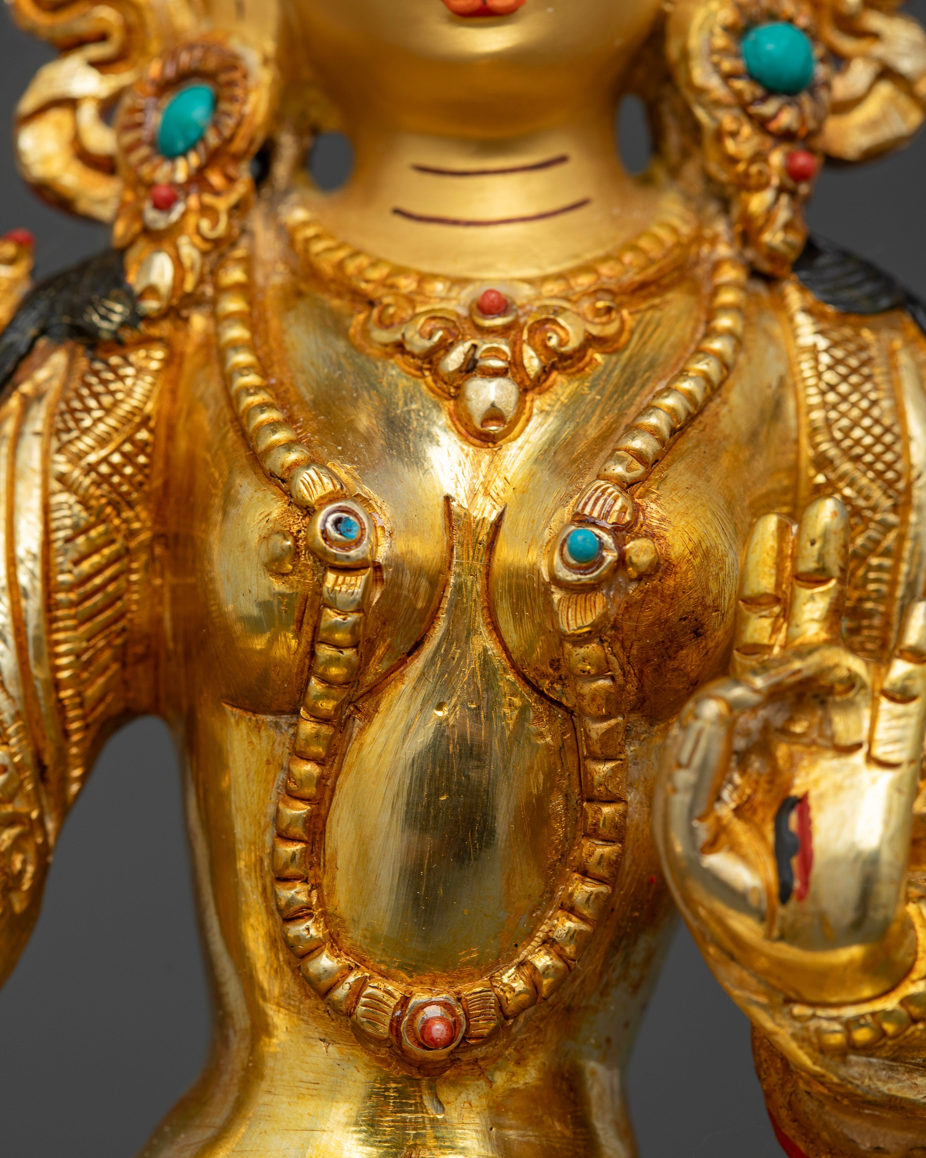 White Tara Goddess Statue