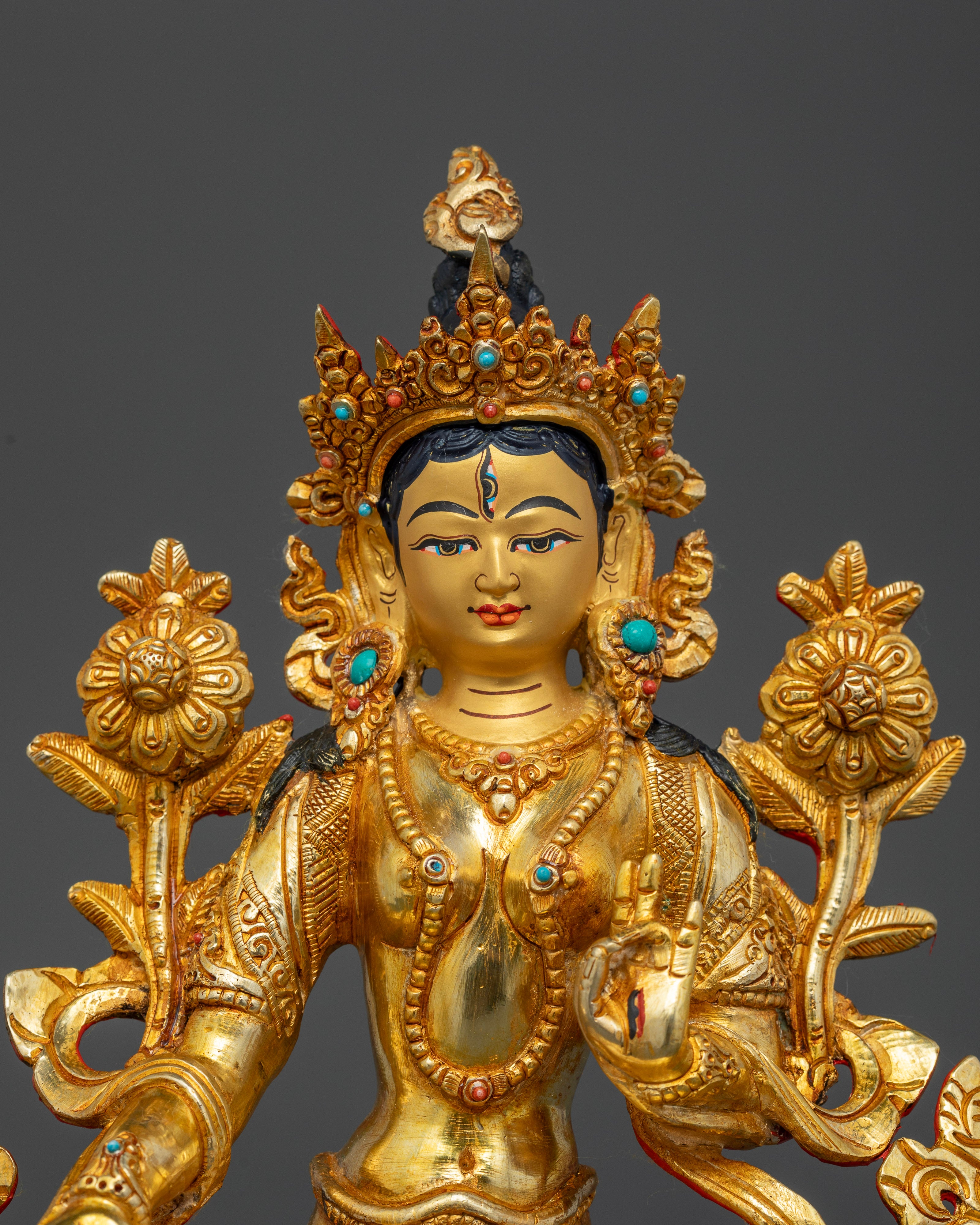White Tara Goddess Statue