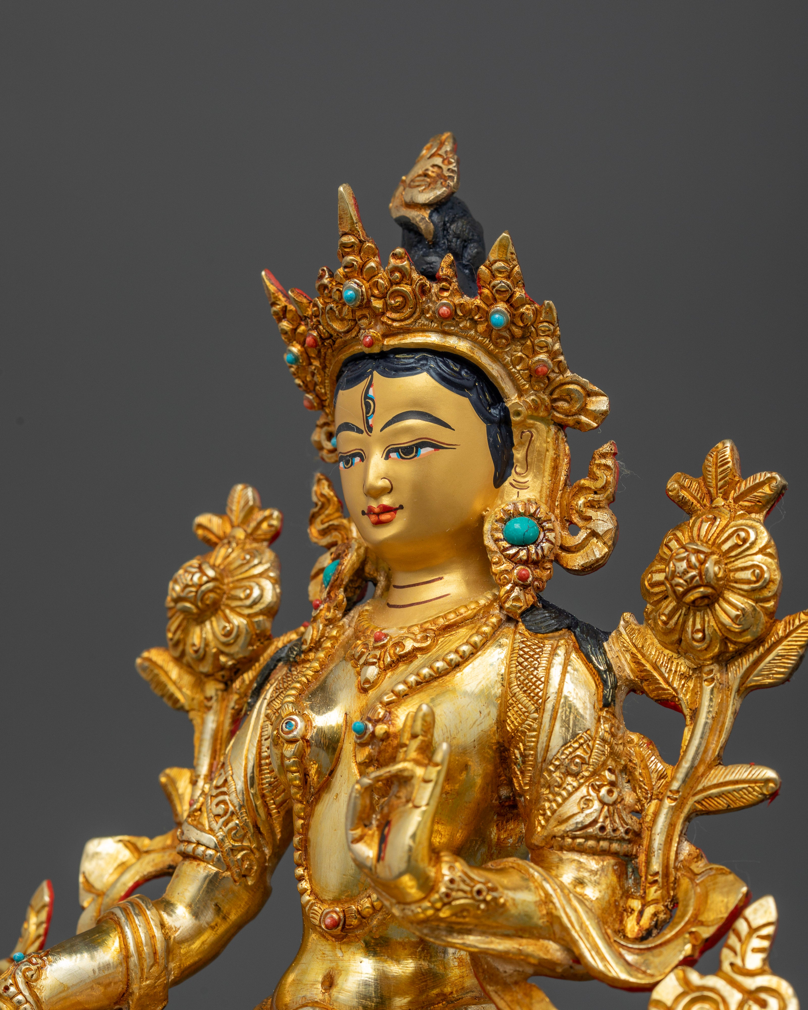 White Tara Goddess Statue