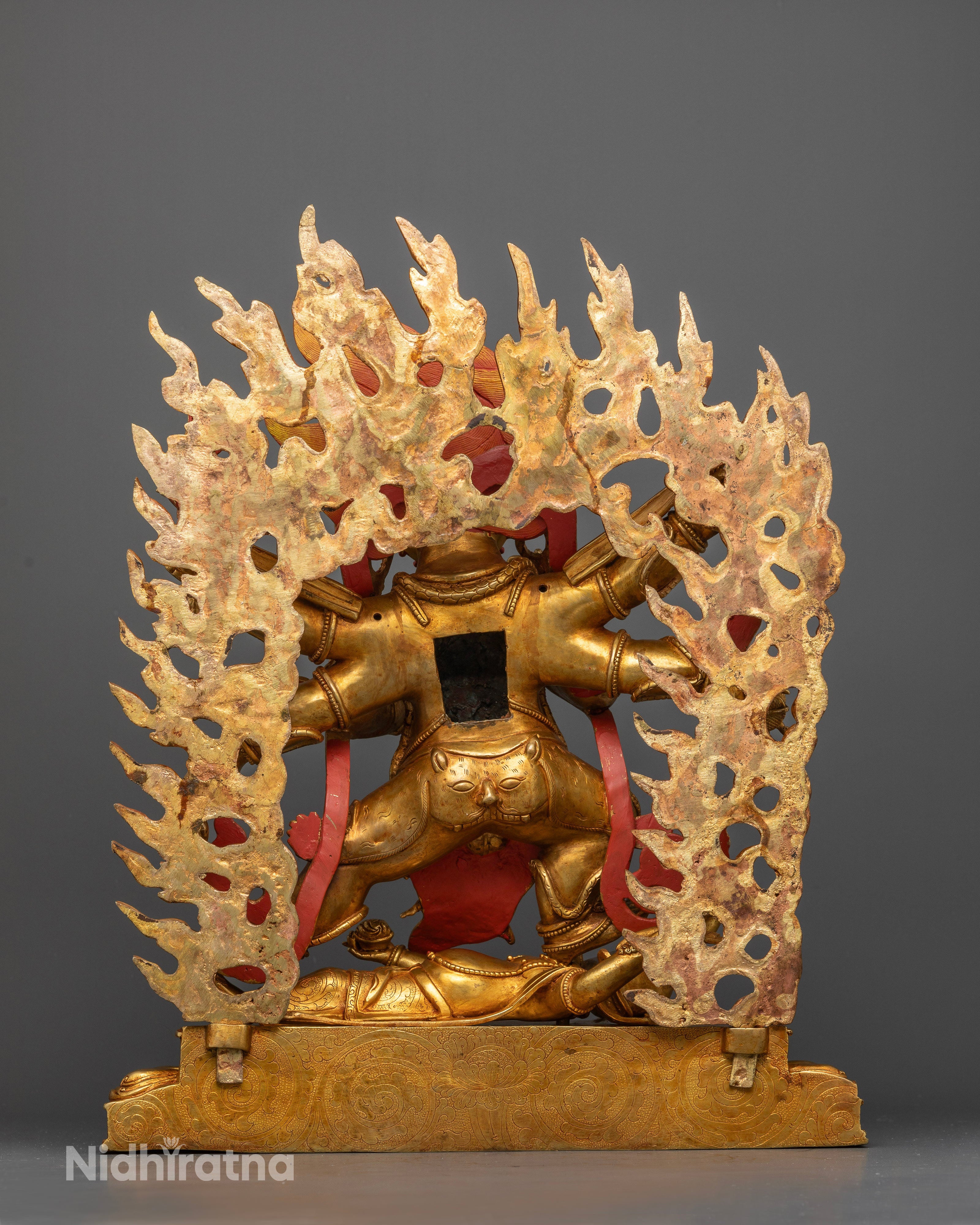 Six-Armed Mahakala: Guardian of Wisdom and Protector of Devotees