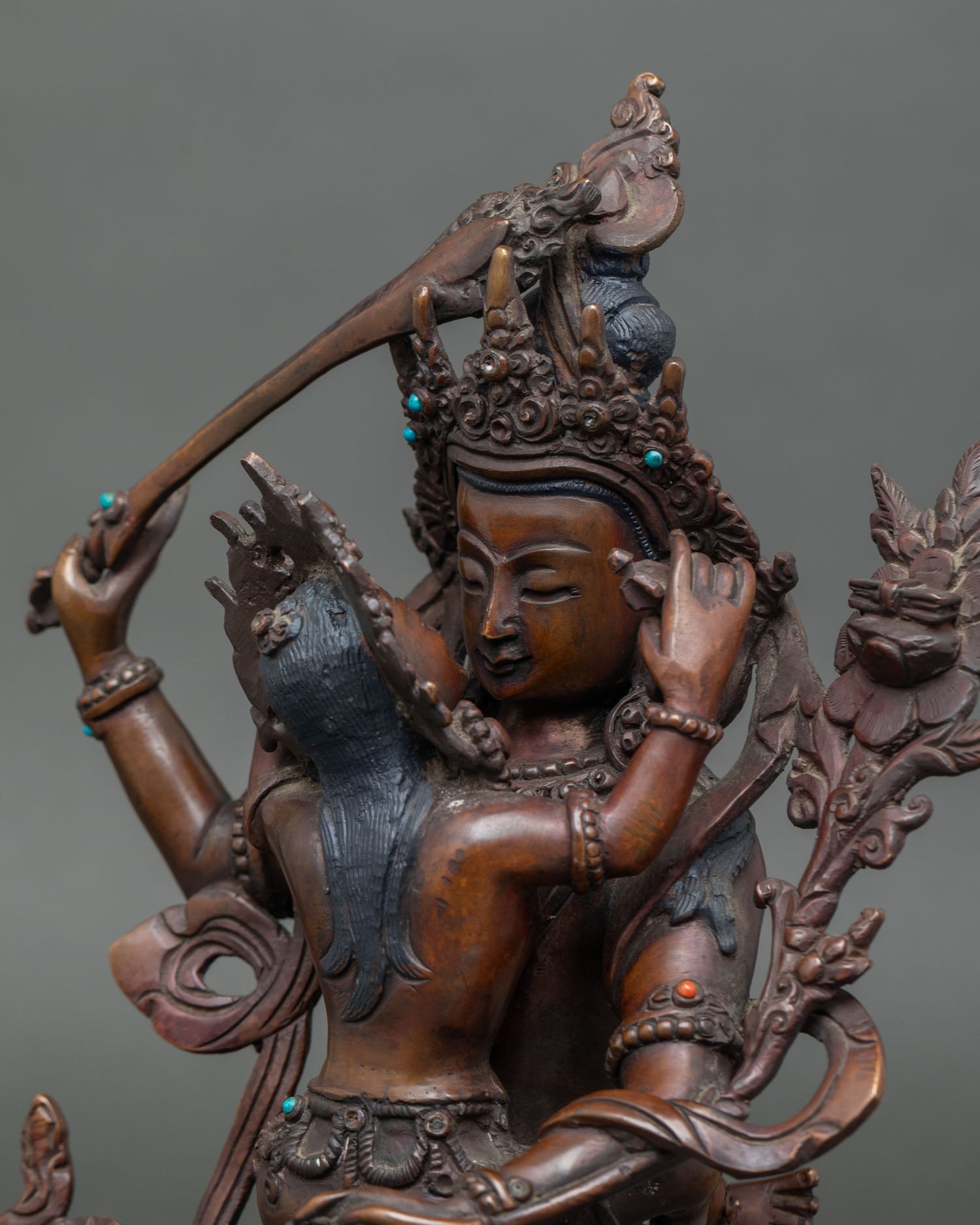 Manjushri with Consort Statue - Sacred Union of Transcendent Wisdom