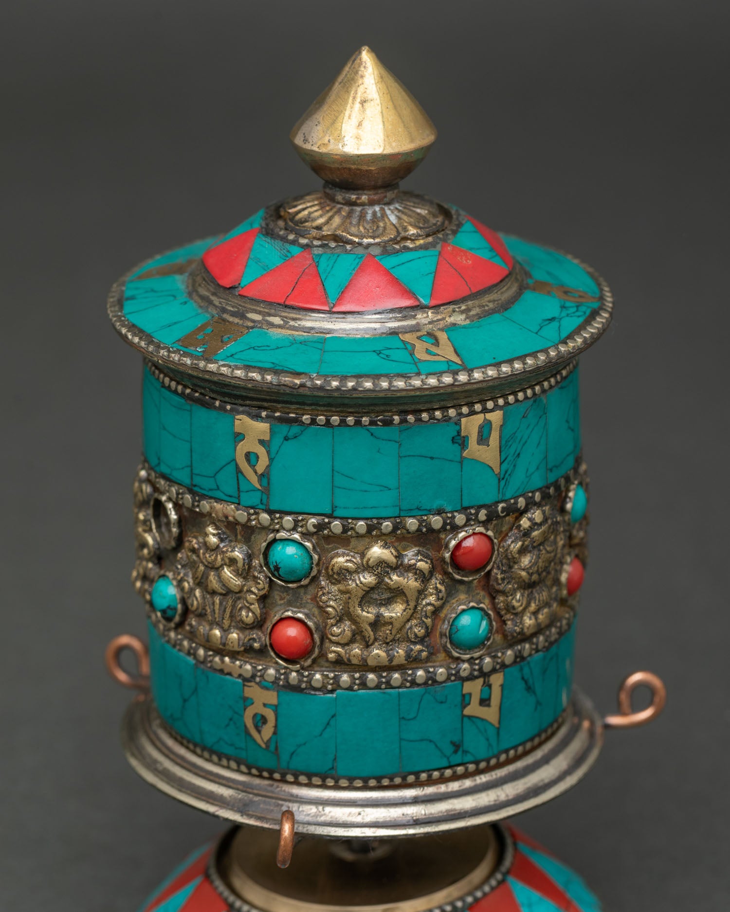 Tibetan Prayer Wheel for Mindfulness and Inner Peace