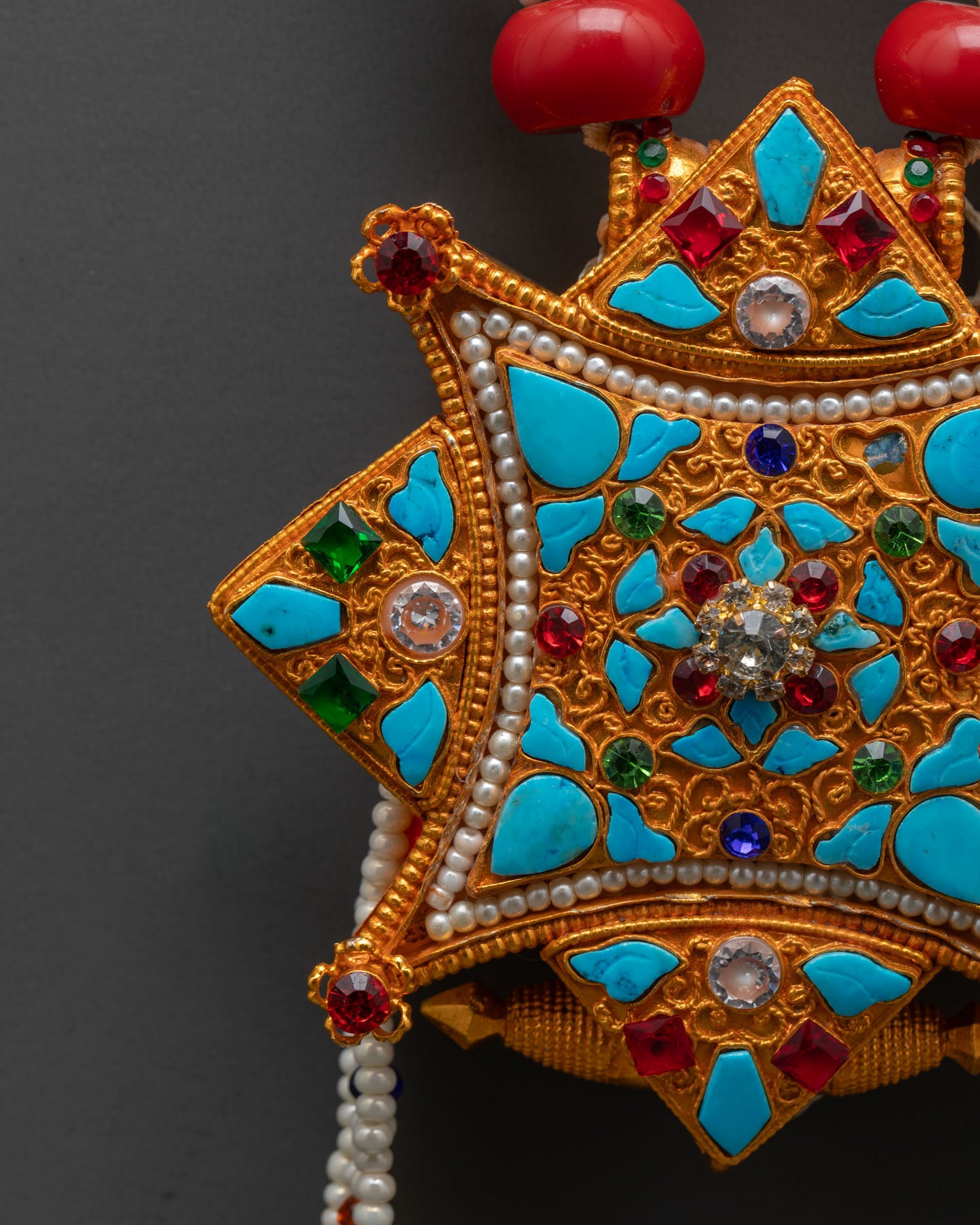 Handmade Ghau Mala - Spiritual Amulet Necklace