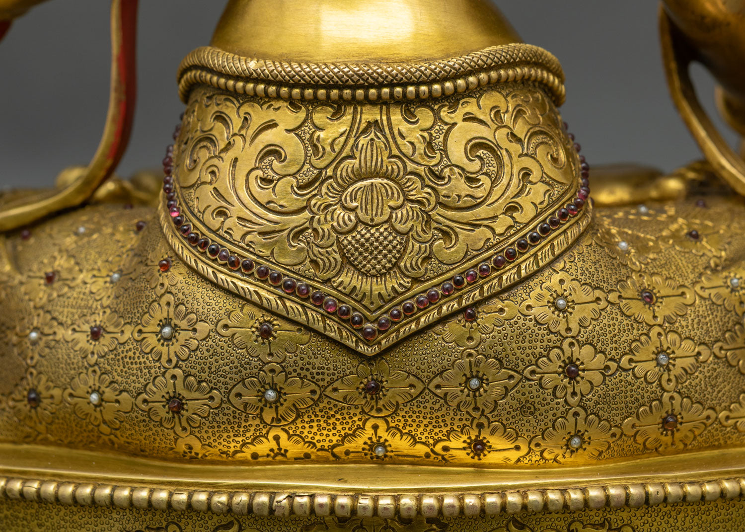 White Tara Statue | 24K Gold Fire-Gilded Sculpture from Nepal