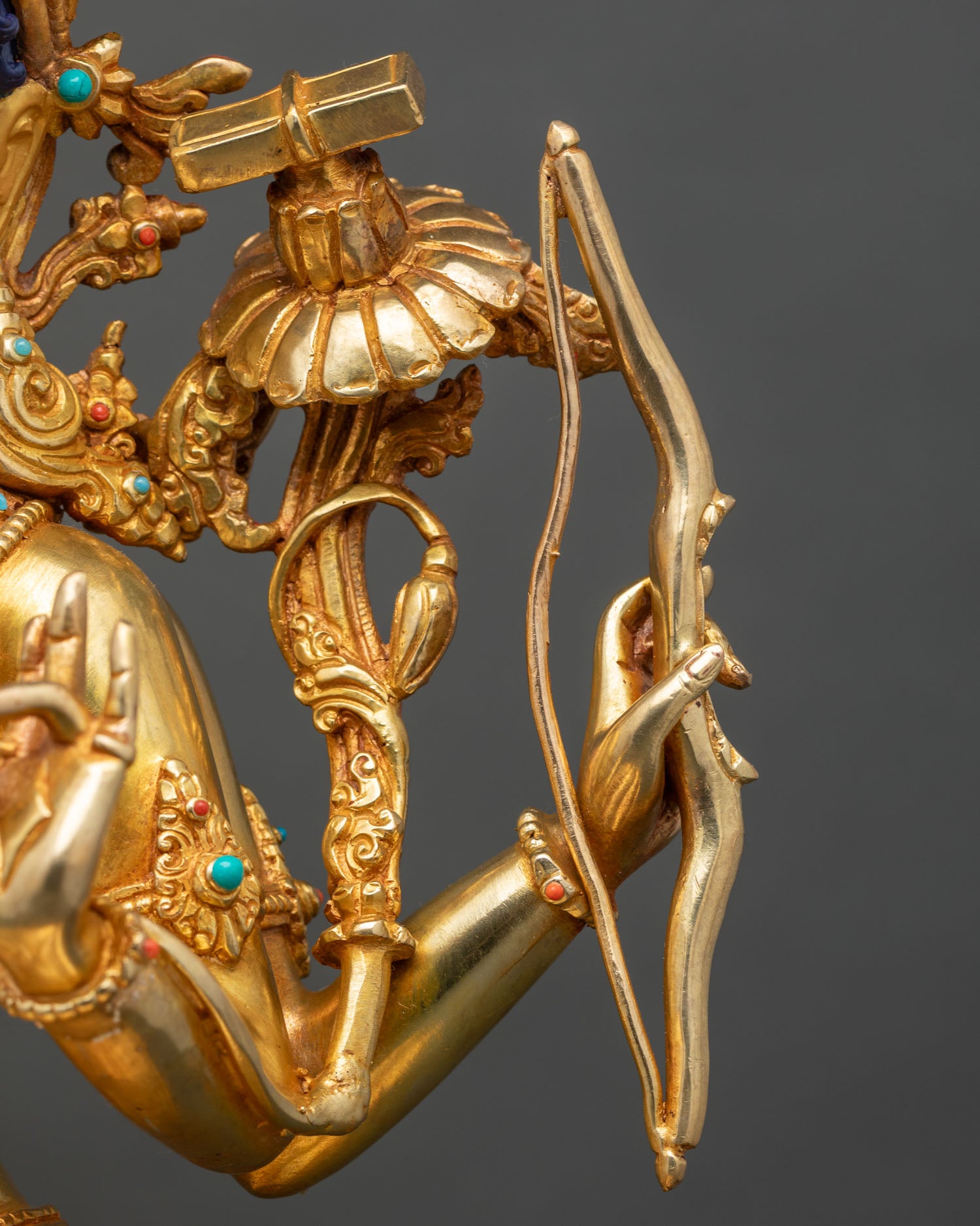 Maha Manjushri Statue | Handmade Bodhisattva Idol From Nepal