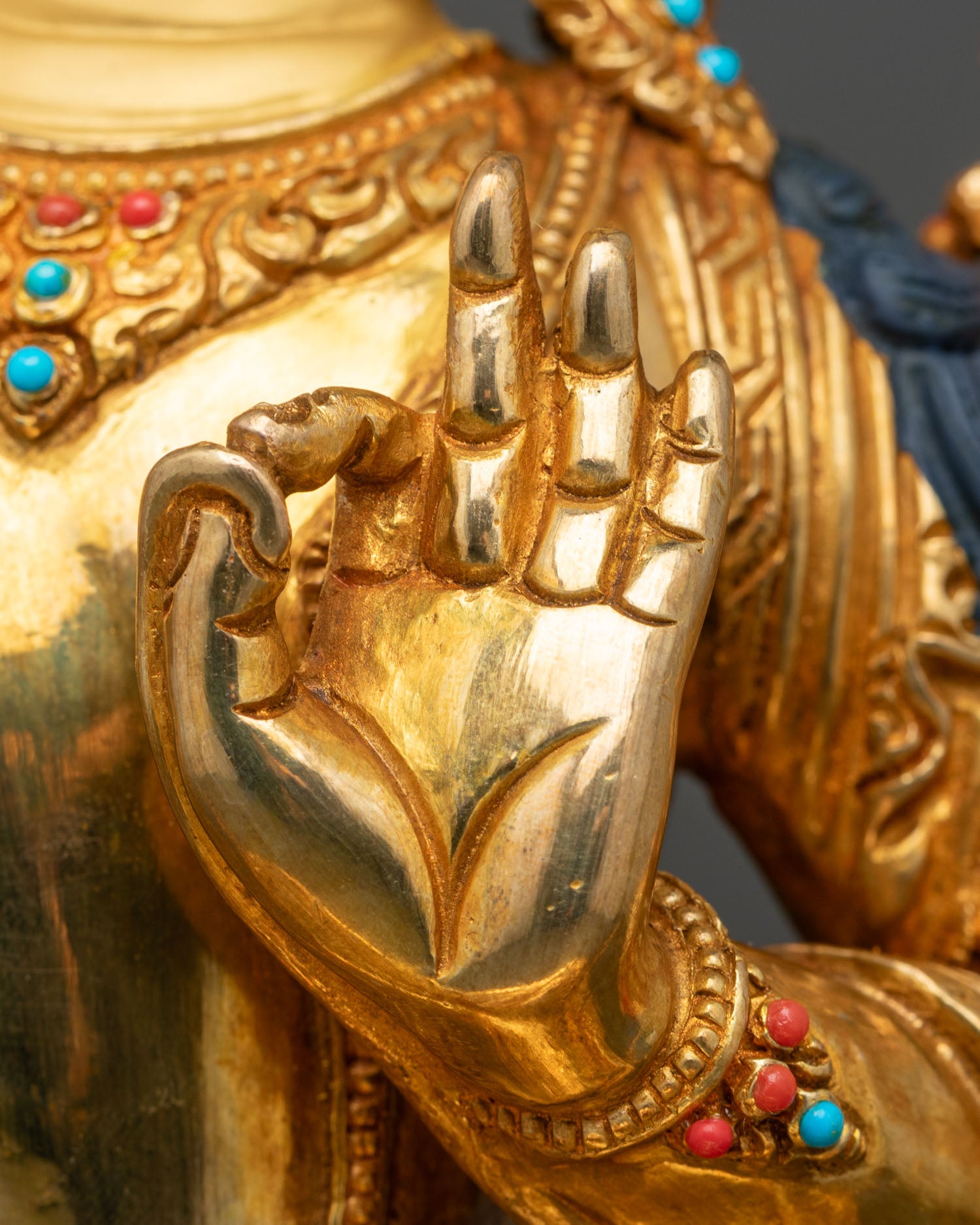 Sacred Manjushri Statue | Traditional Himalayan Art