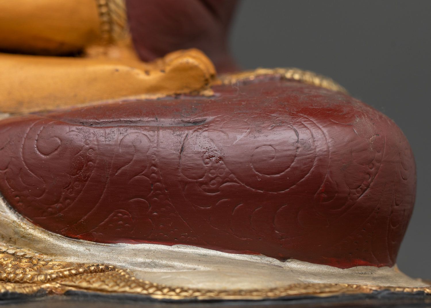 Shakyamuni Buddha Statue | Hand-Painted Copper Sculpture