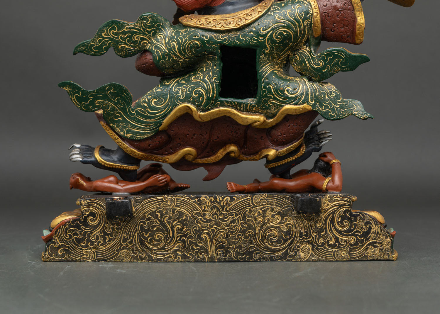 Black Cloak Mahakala Bernagchen Statue | Tibetan Dharma Protector