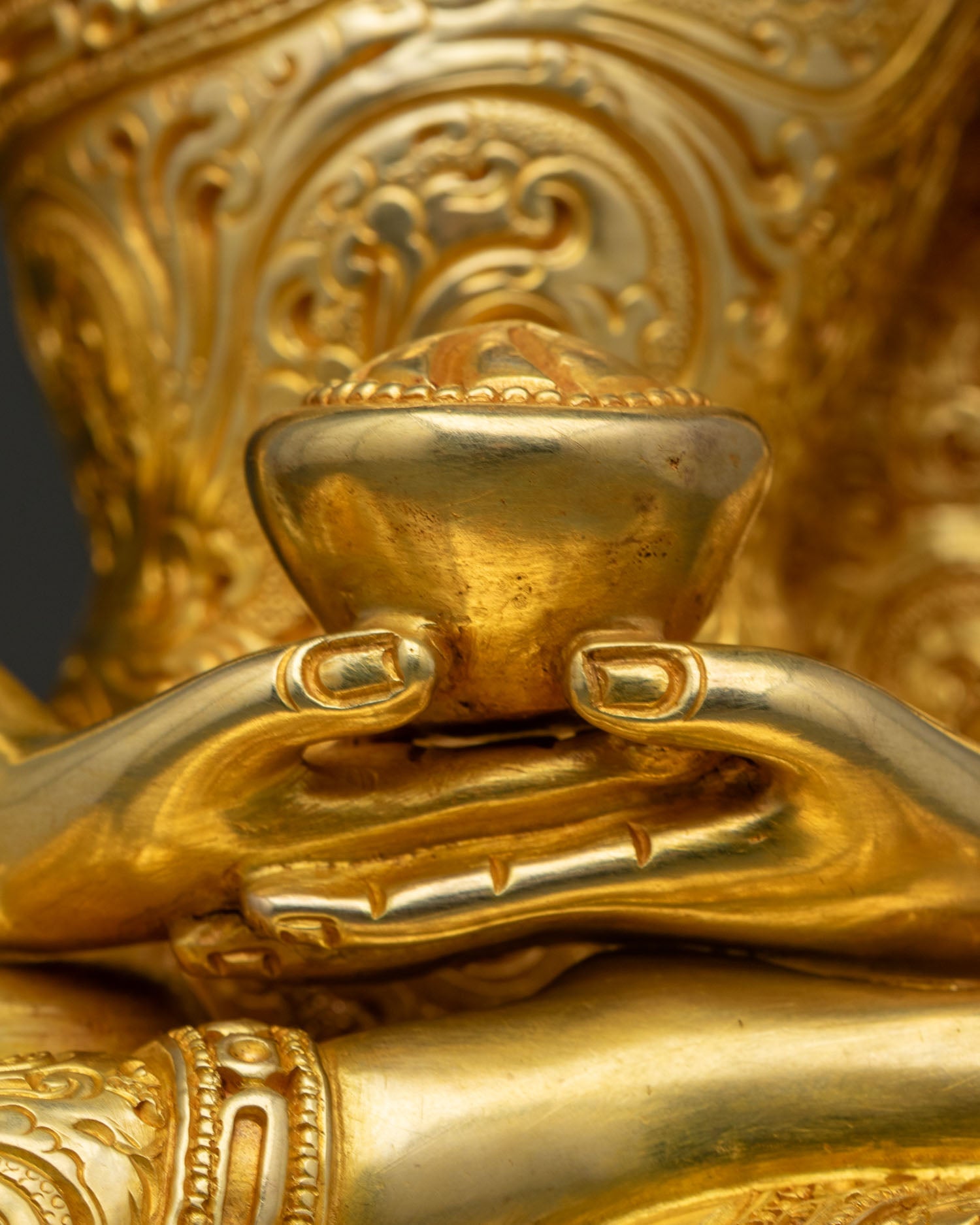 Handmade Amitabha Buddha Statue for Meditation & Mindfulness
