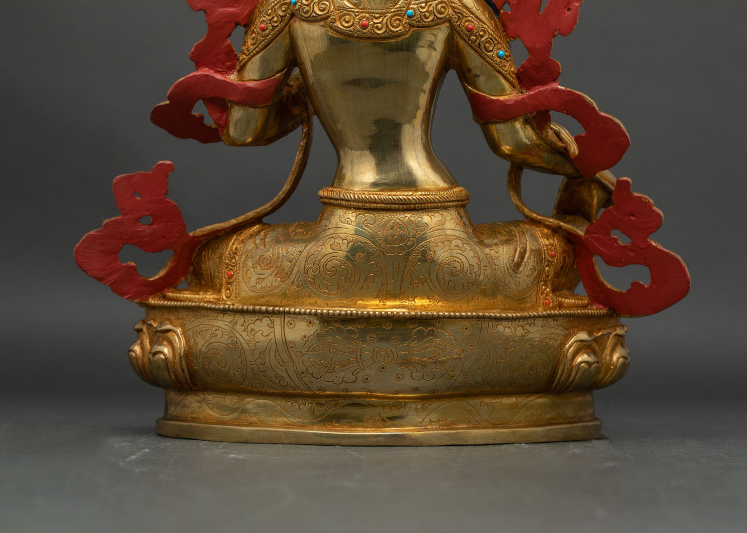 Green Tara Statue | Handcrafted Nepalese Copper Sculpture