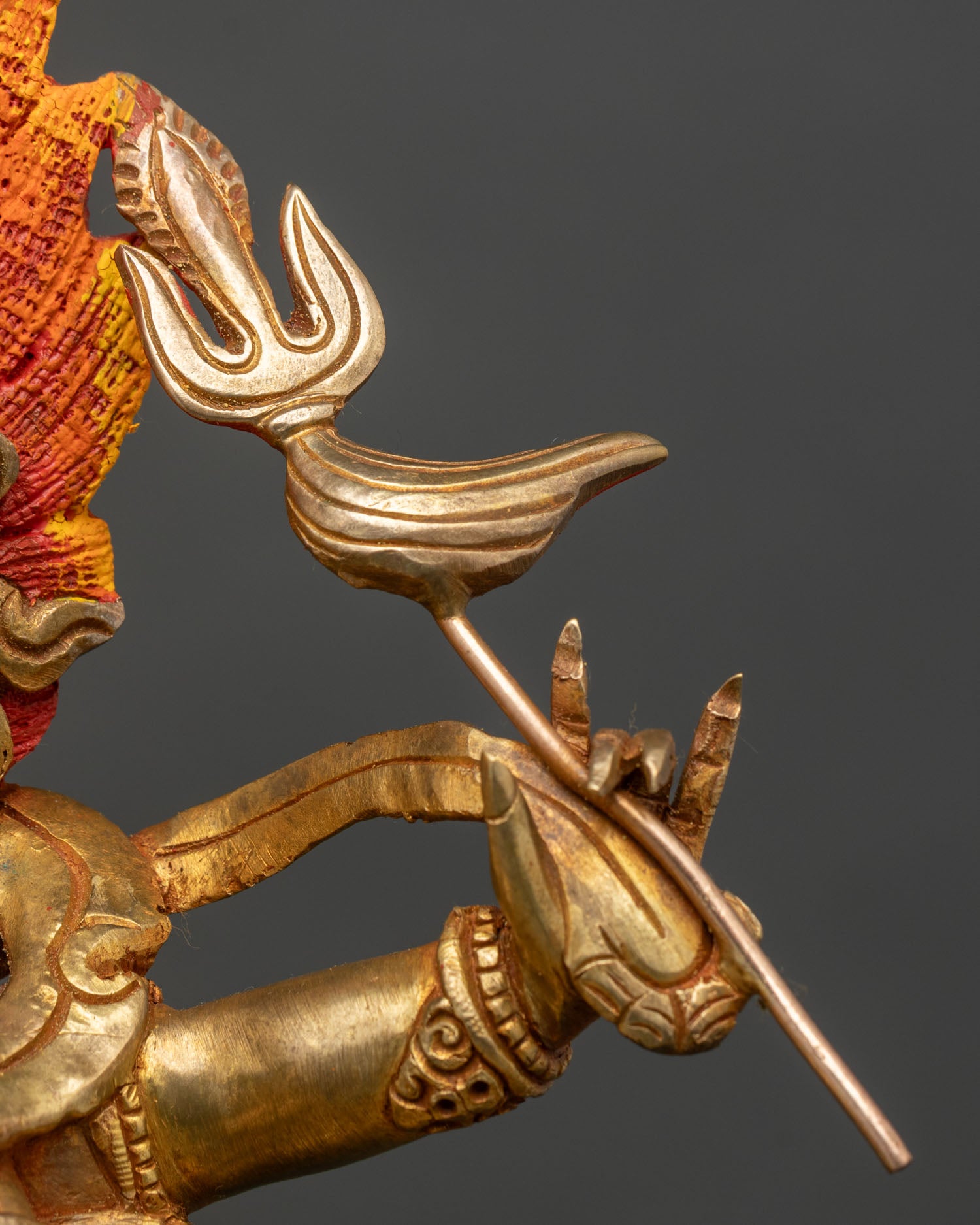 Six Armed Mahakala Copper Statue | Fierce Protector of Dharma