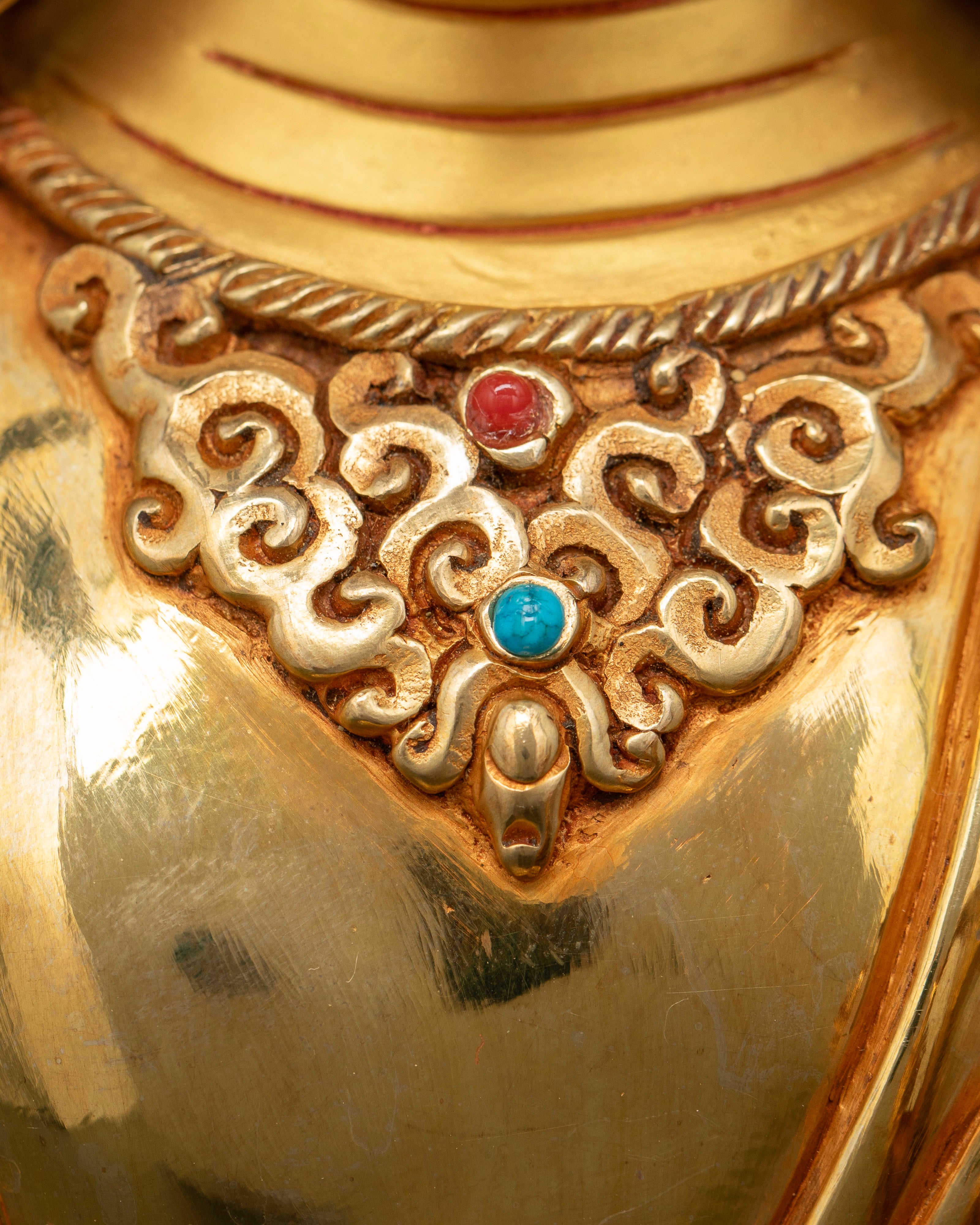 Wisdom's Radiance: The Manjushri Statue
