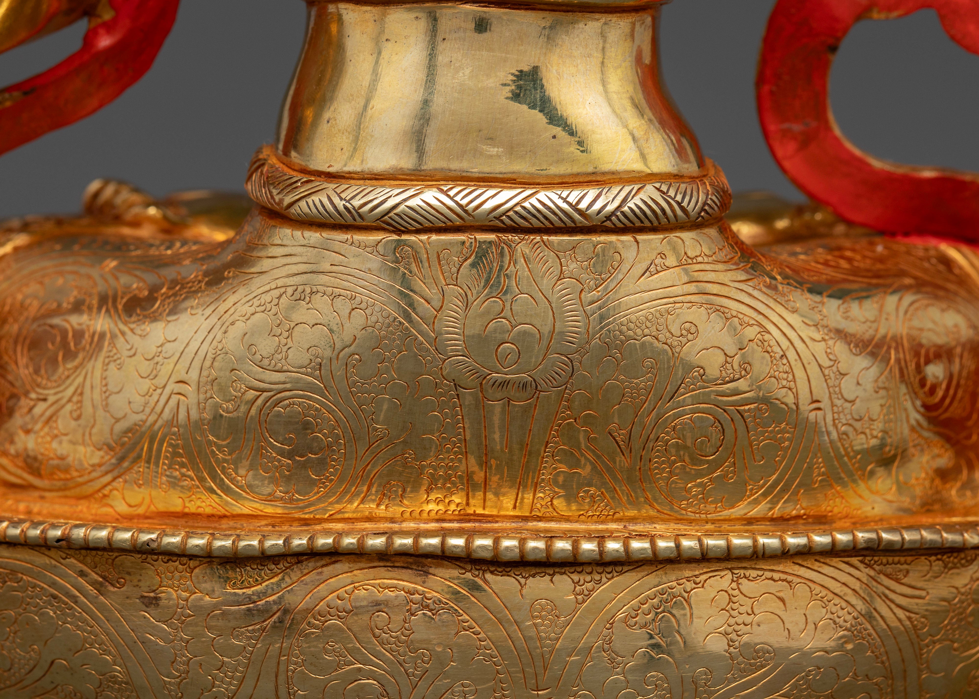 Wisdom's Radiance: The Manjushri Statue