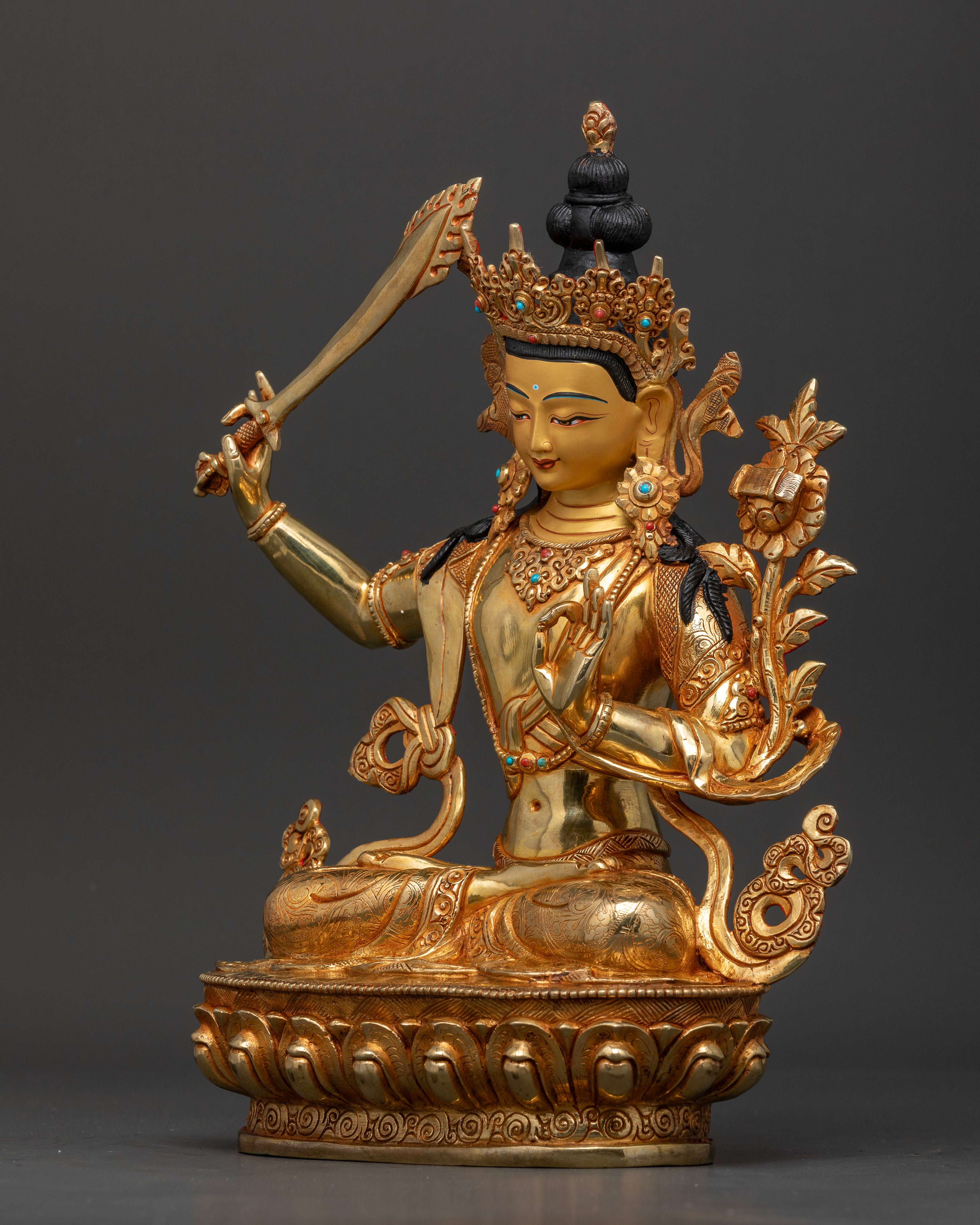 Wisdom's Radiance: The Manjushri Statue